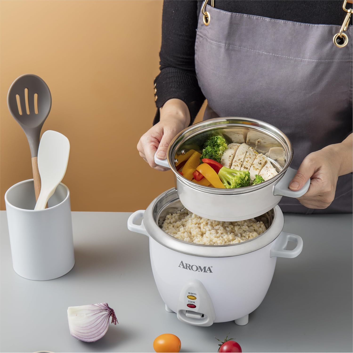 Aroma Housewares Rice Cooker & Food Steamer - Image 7