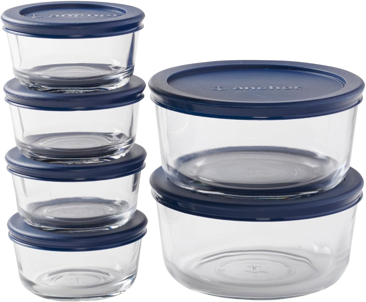 Anchor Hocking 12 Piece Glass Storage Containers Set - Image 2