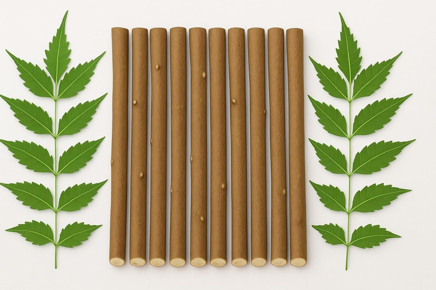 Ayurvedic Neem Datun Toothbrush Sticks - Image 2