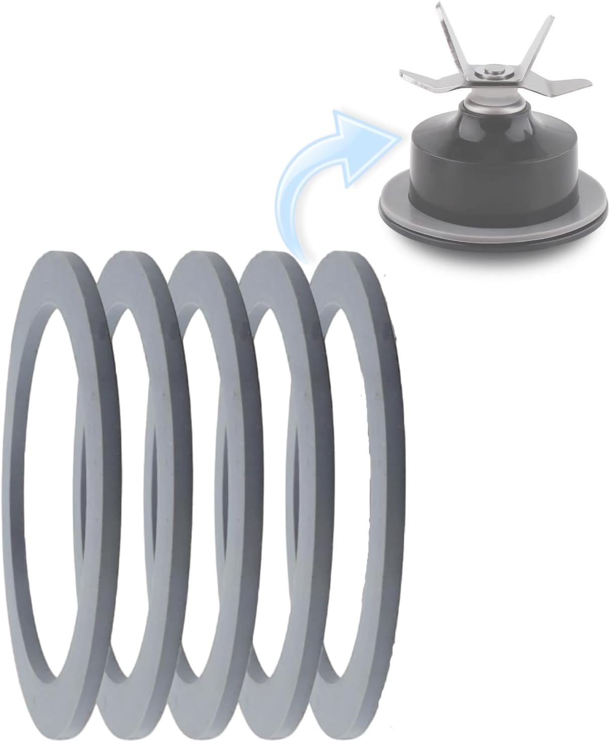 Blender O-Ring Gasket Seal 5 PCS for Hamilton Beach Replacement Parts - Image 2