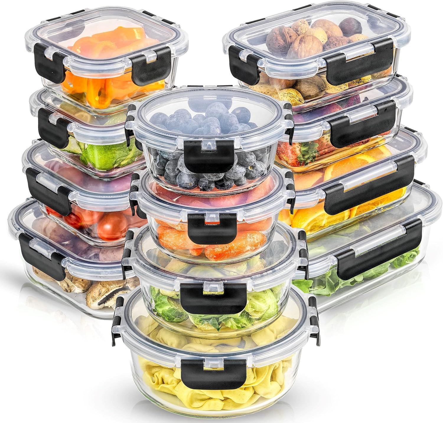 Borosilicate Glass Storage Containers with Lids - Image 2