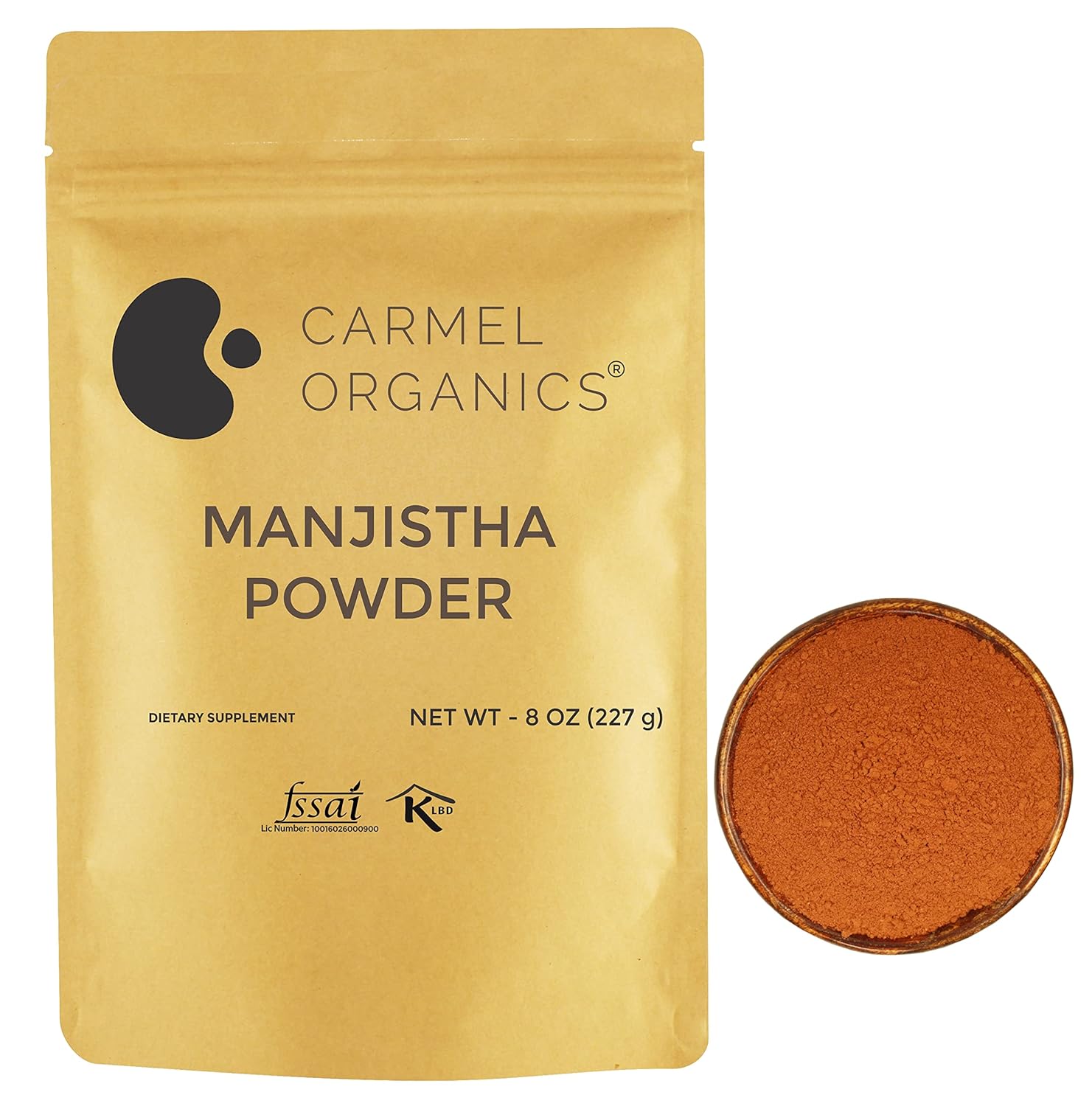 CARMEL ORGANICS Manjistha Root Powder - Image 2