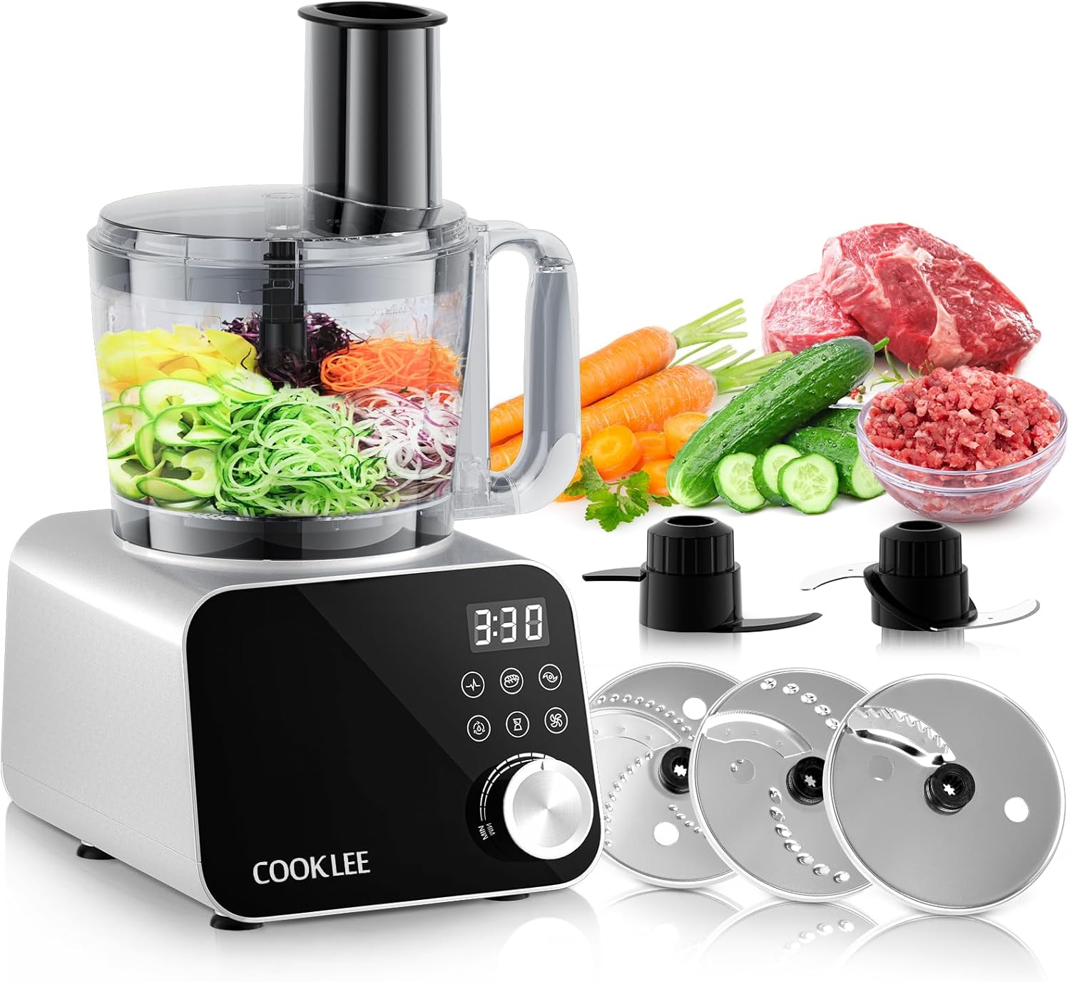 COOKLEE 12-Cup Food Processor - Image 2