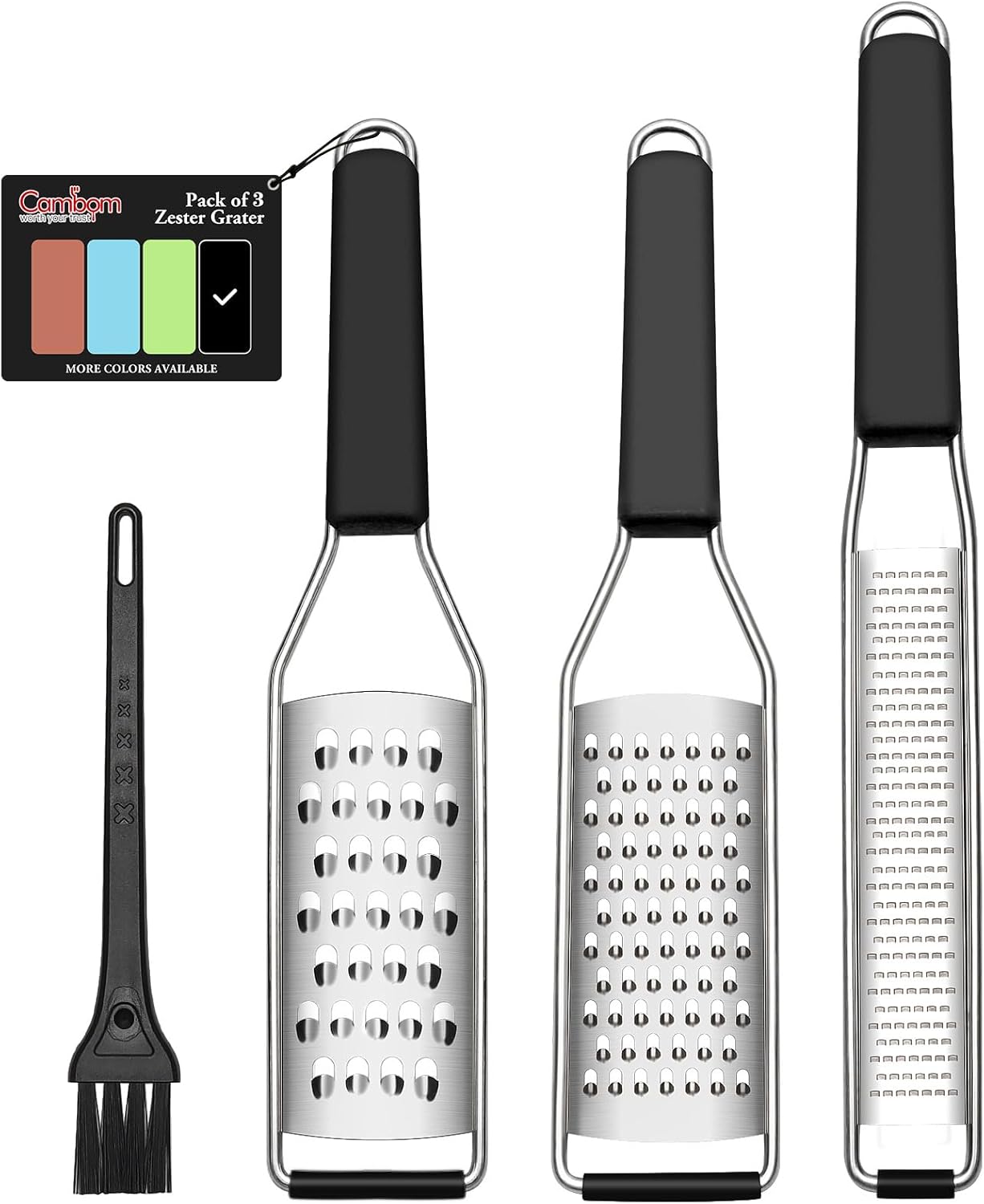 Cambom Lemon Zester Grater Set - Image 2