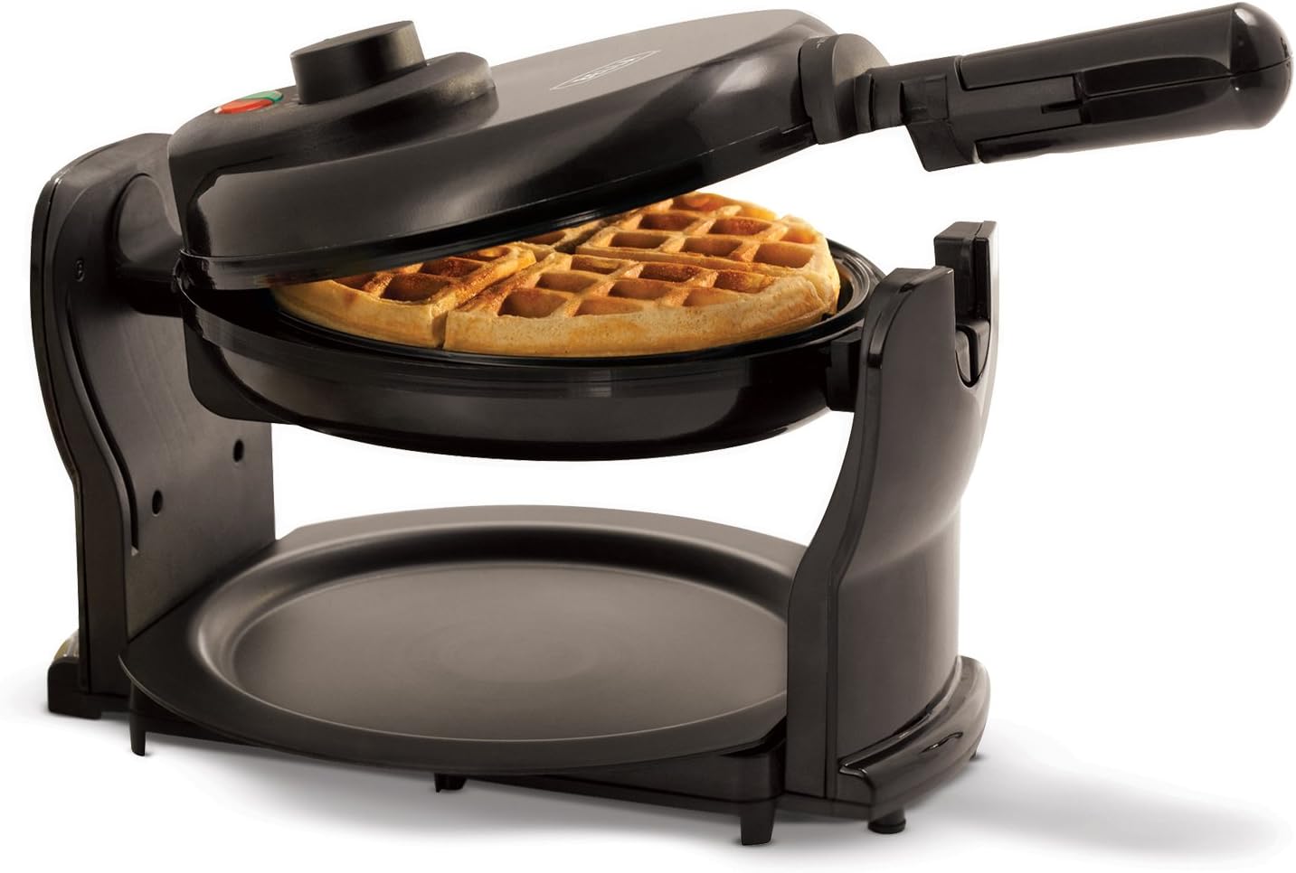 Classic Rotating Non-Stick Belgian Waffle Maker - Image 2