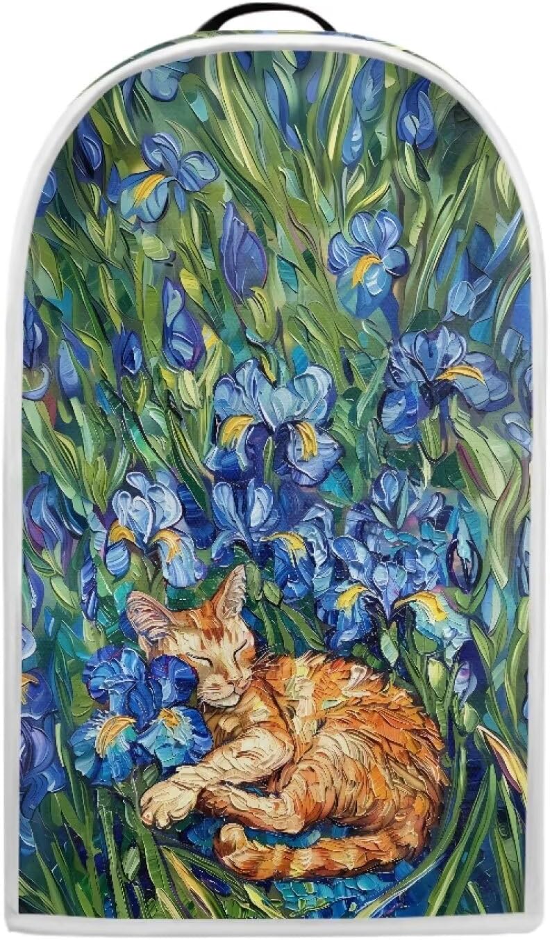 Cute Orange Cat Kitchen Appliance Dust Cover - Image 2