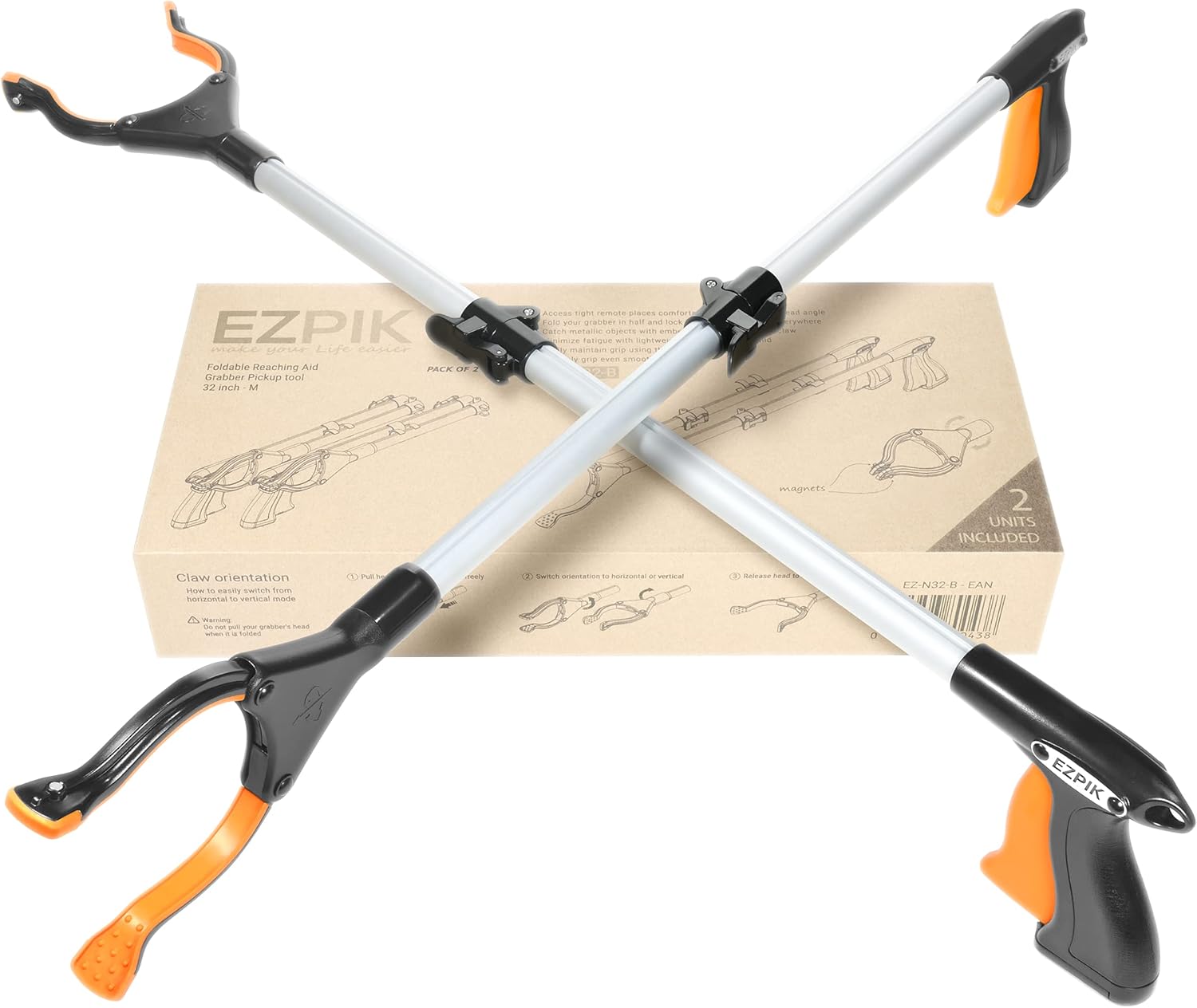 EZPIK Grip Aid Tool Grabber Reacher - Image 2