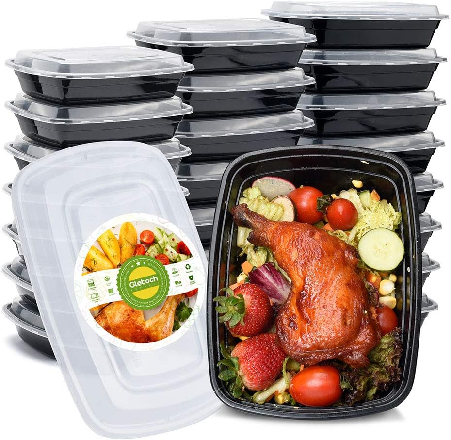 Glotoch 50 Pack Reusable Meal Prep Containers - Image 2