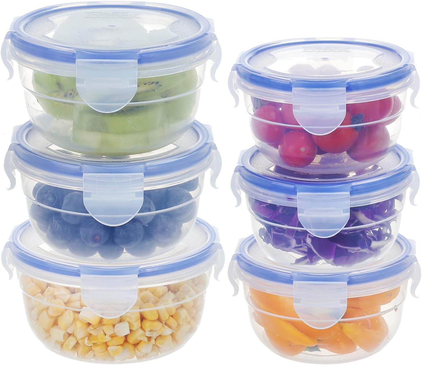 KIGI Plastic Mixing Bowls Set with Lid Leakproof Food Storage Container - Image 2