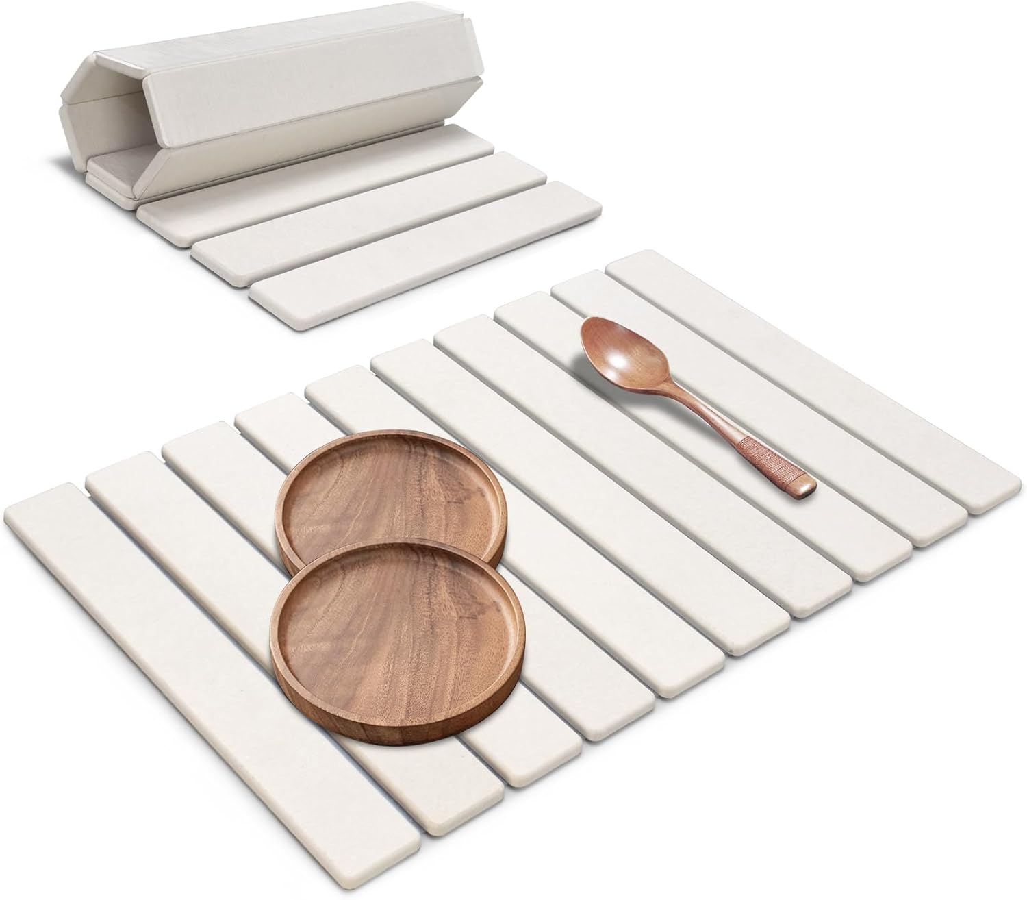 Large Stone Dish Drying Mats for Kitchen Counters - Image 2