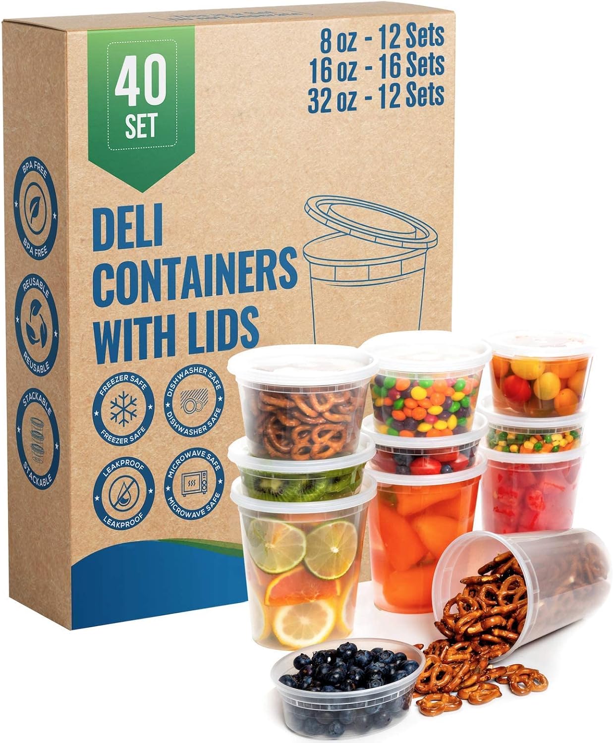 Leakproof Food Containers with Lids - Image 2