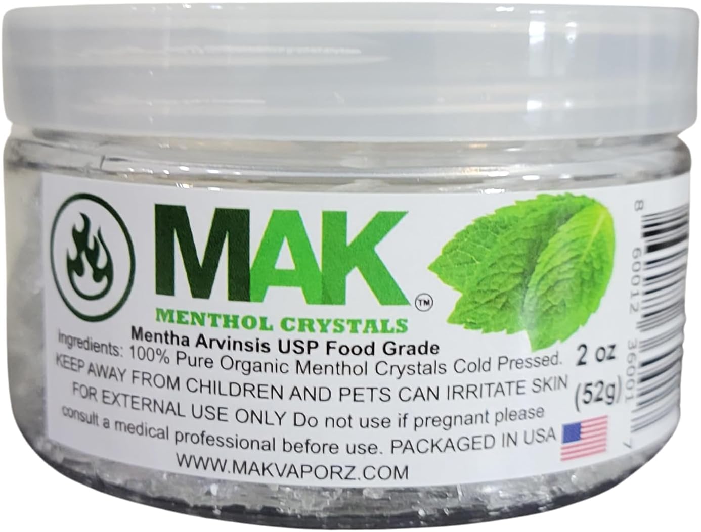 Menthol Crystals 2 oz - Pure Organic 100% Natural - Image 2