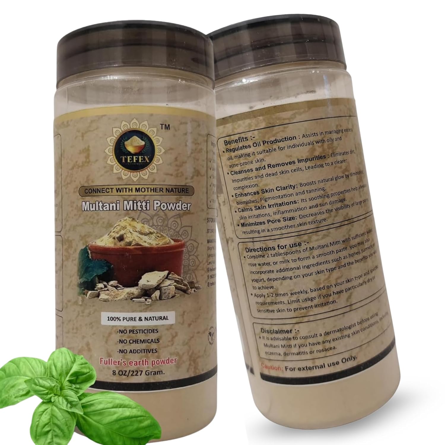 Natural Indian Clay Face Mask - Image 2