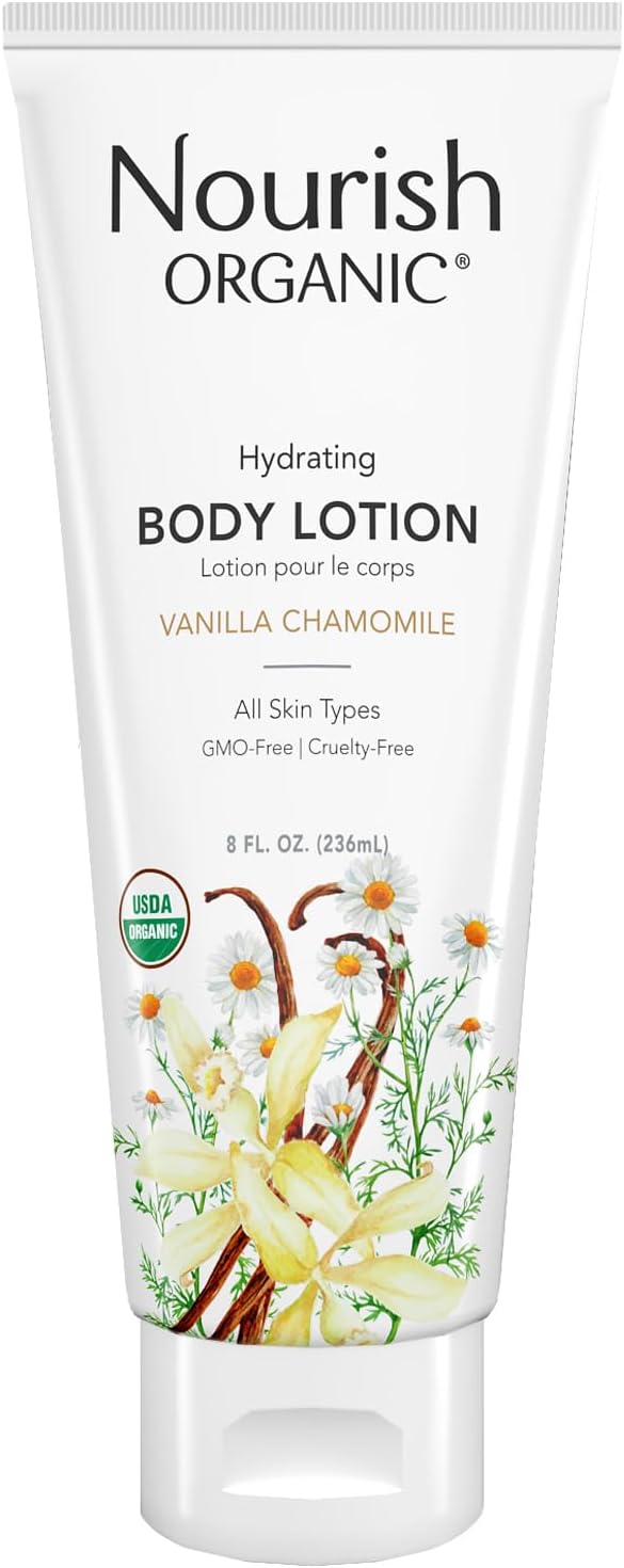 Nourish Organic Body Lotion, Almond Vanilla - Image 2