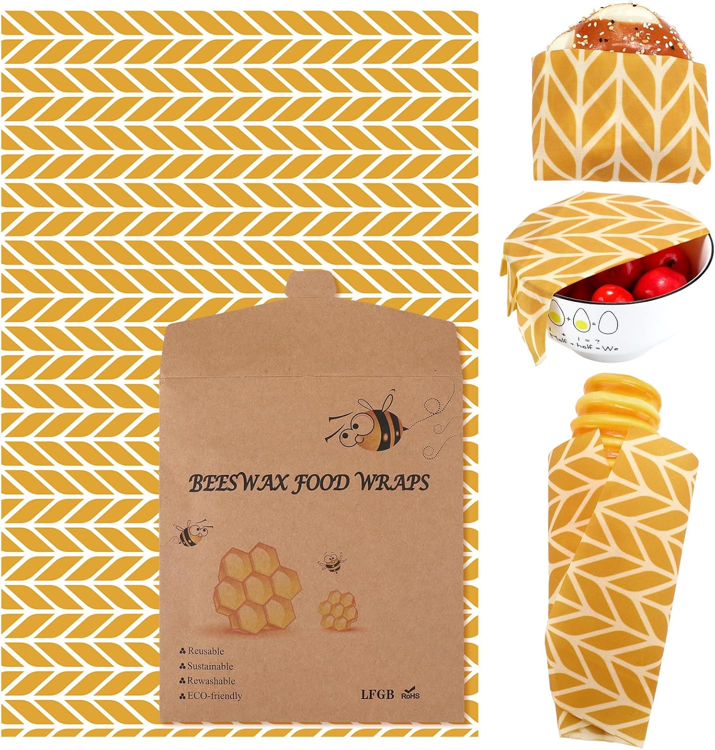 Reusable Beeswax Food Wrap - Image 2