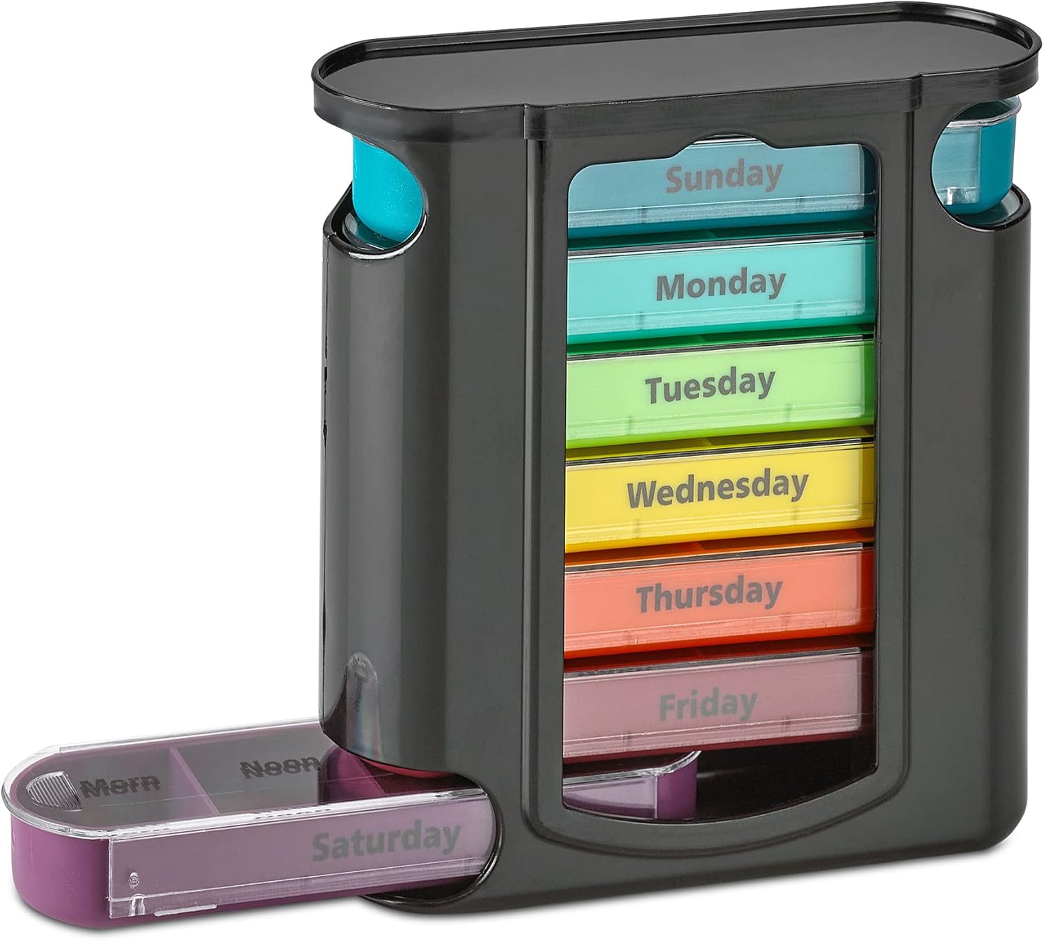 Weekly Pill Dispenser with 7 Compartments - Image 2