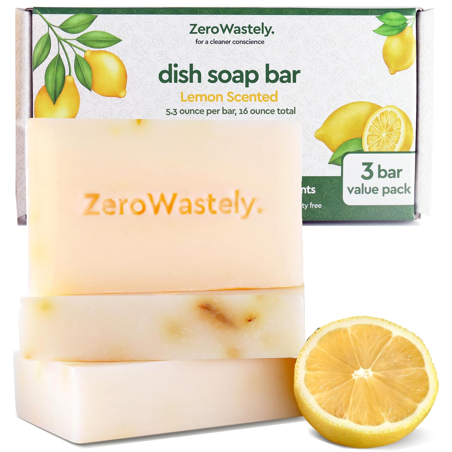 ZeroWastely Natural Dish Soap Bar - Image 2