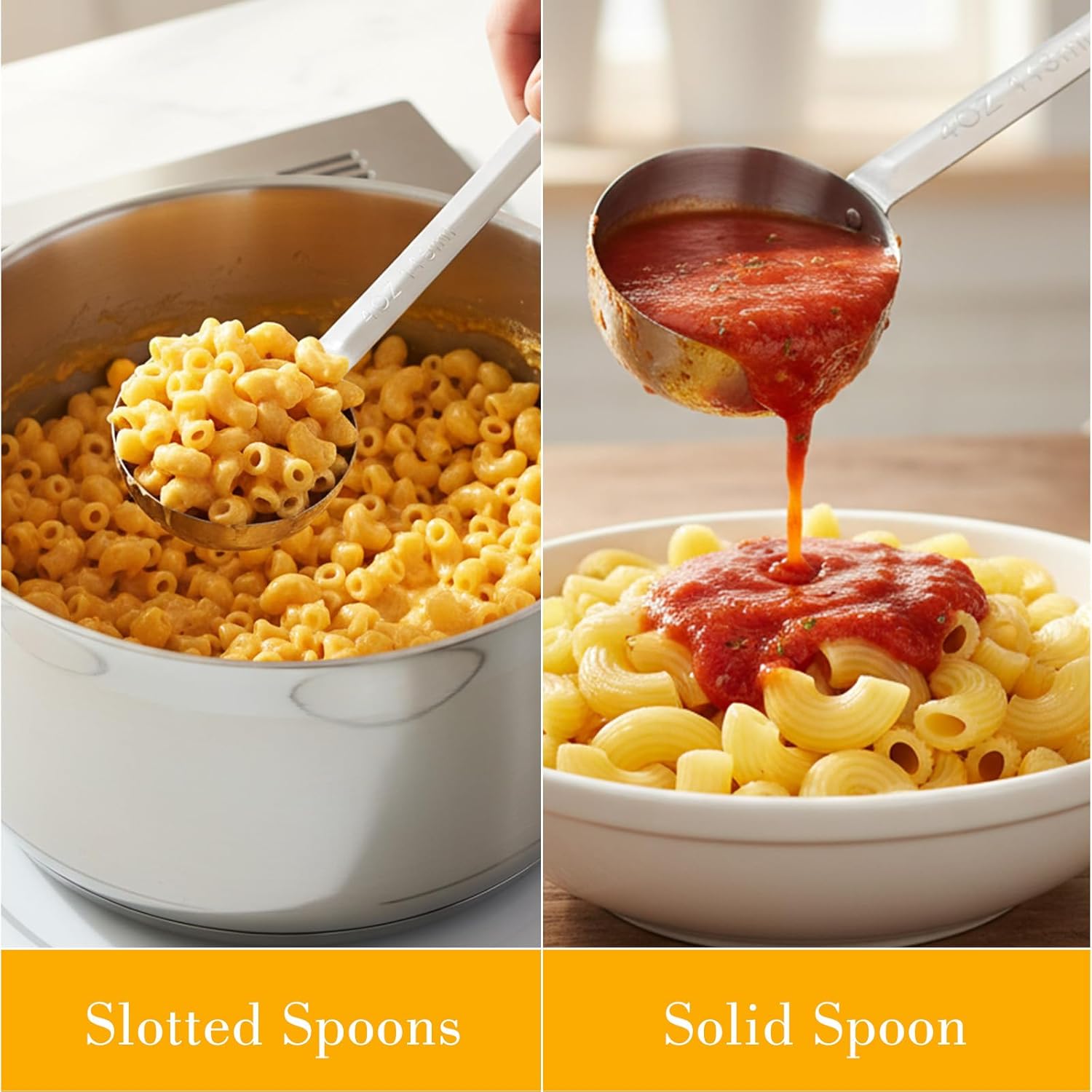 Stainless Steel Portion Control Serving Spoon Set - Image 7