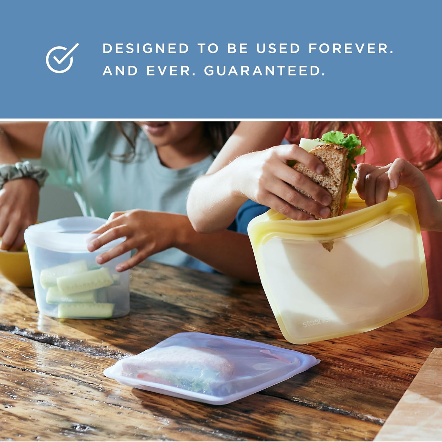 Stasher Premium Silicone Reusable Food Storage Bag - Image 10