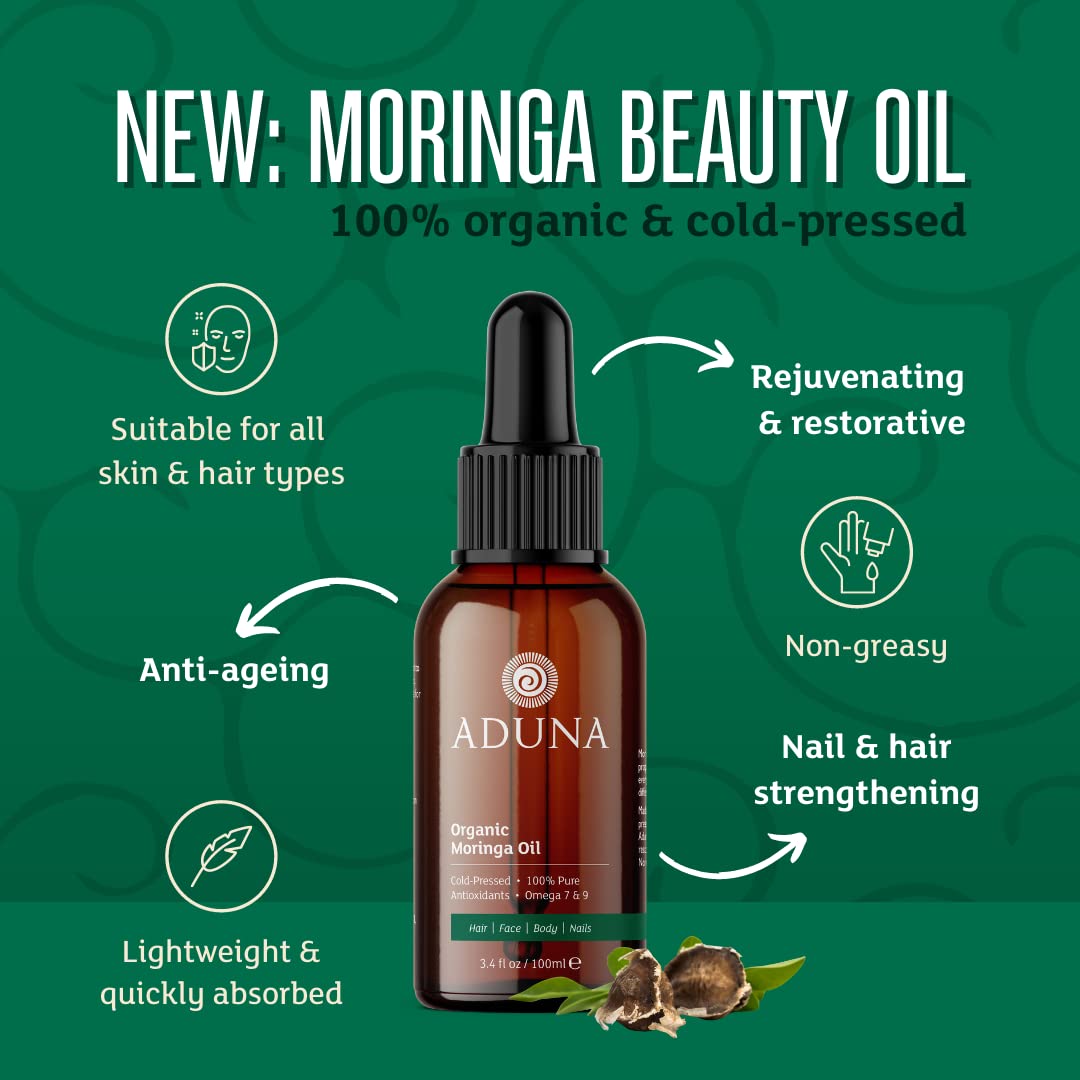 Aduna Organic Moringa Oil 100ml - Image 5
