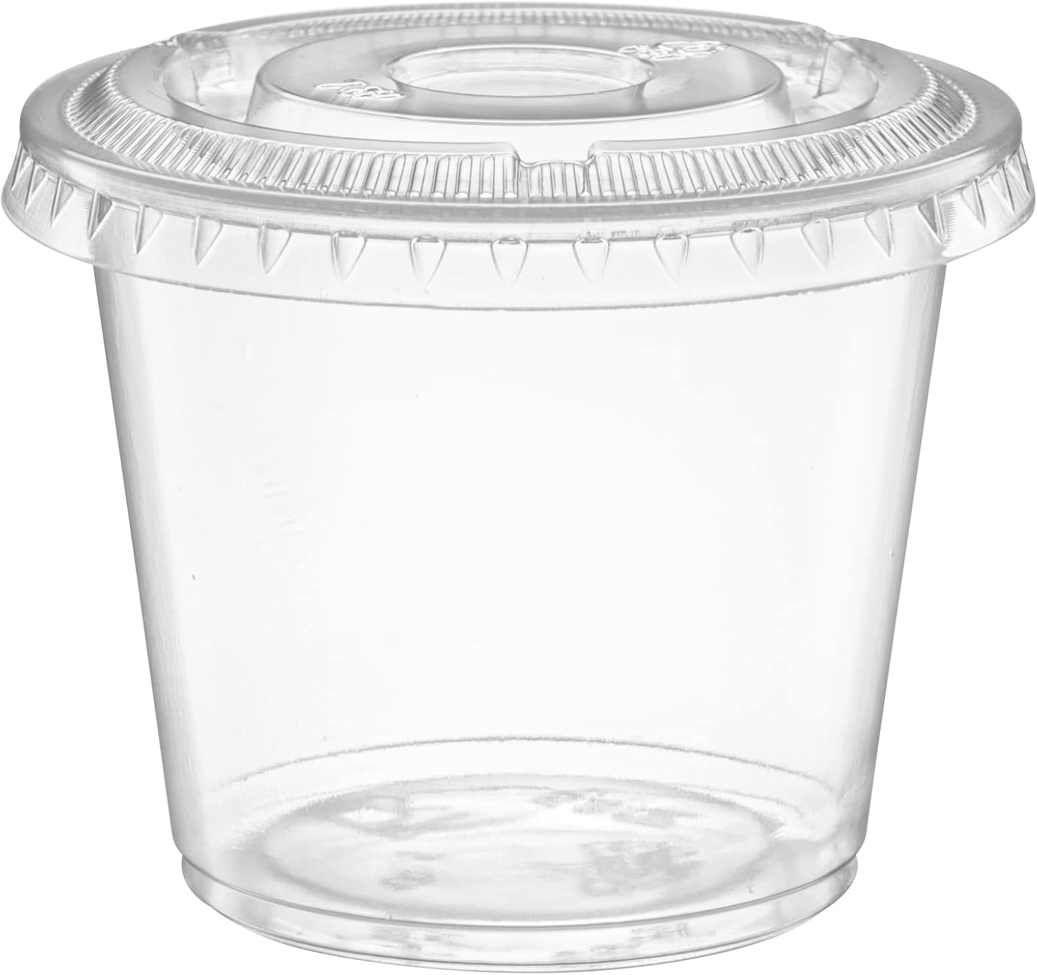 Clear Disposable Plastic Portion Cups With Lids - Image 8