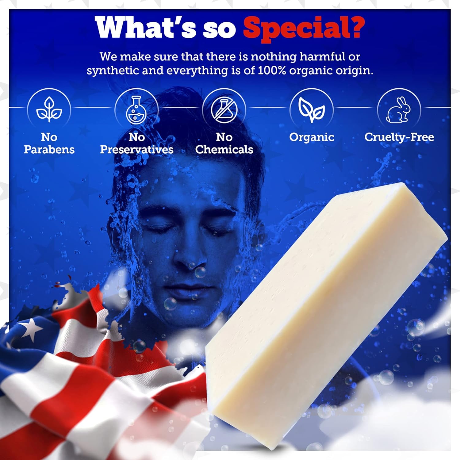 Bay Rum Organic Body Bar - Image 3