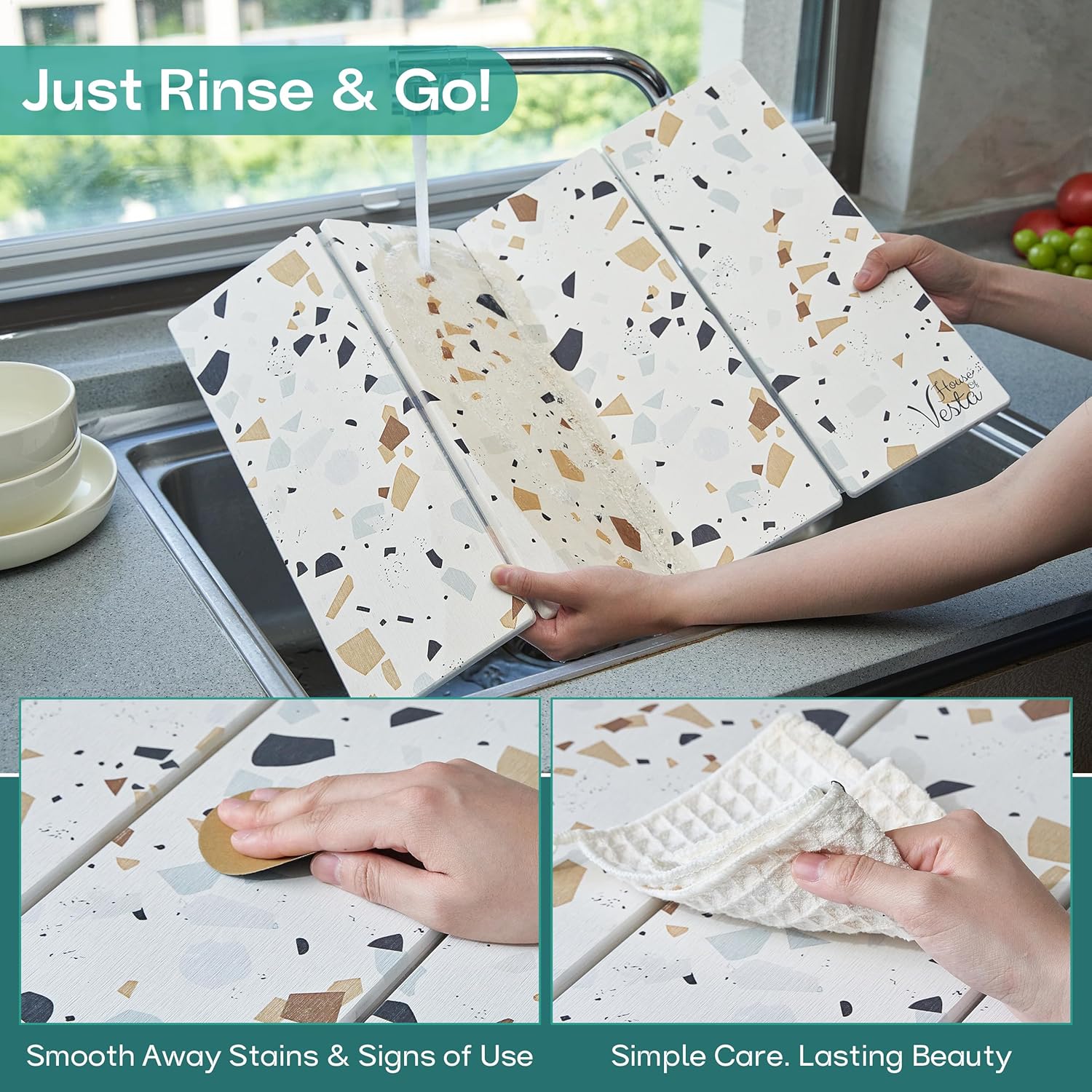 Diatomaceous Dish Drying Stone Mat - Image 6