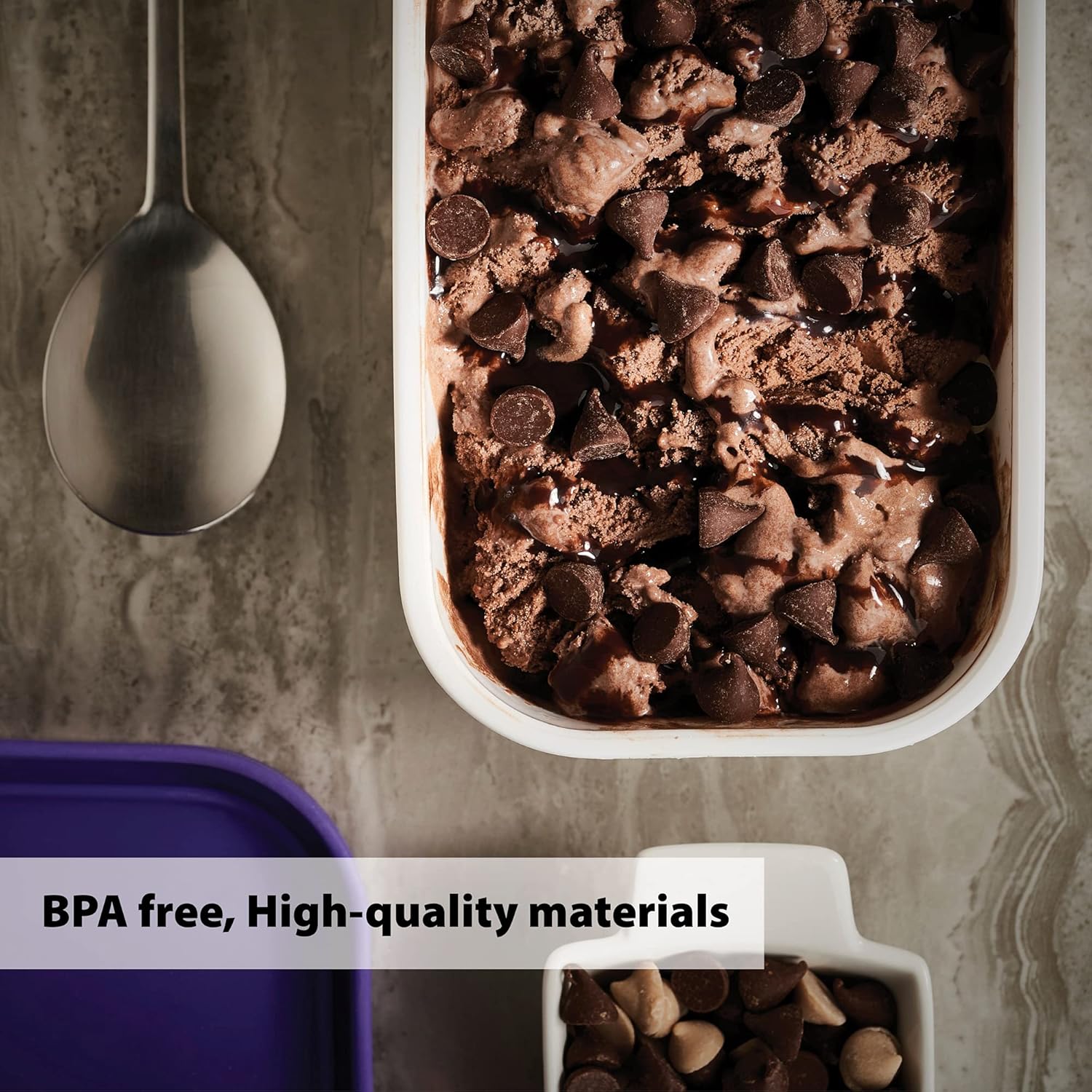 Reusable Ice Cream Containers for Homemade Sorbet, Frozen Yogurt, and Gelato Storage - Image 6