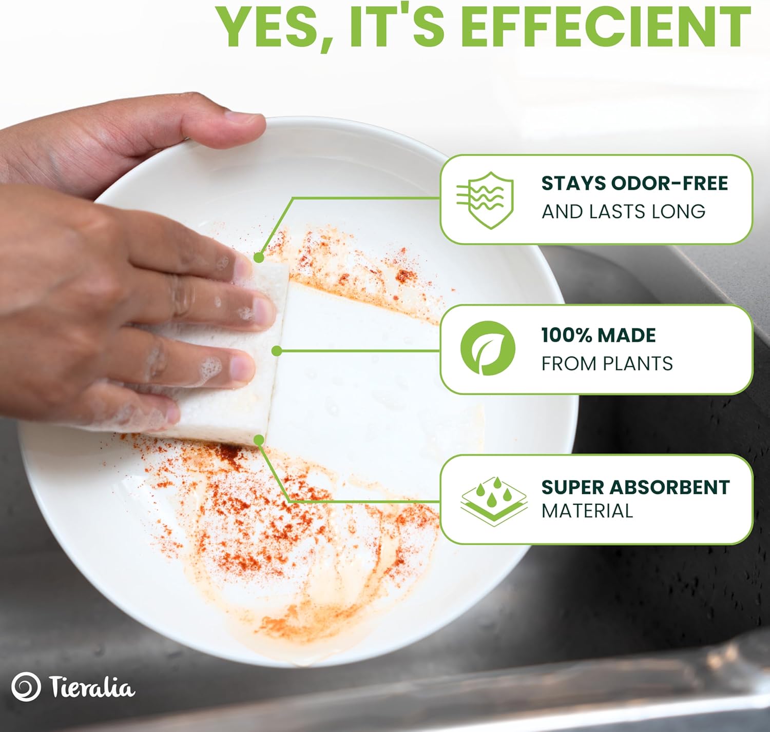 Eco-Friendly Dish Sponge Set - Image 4