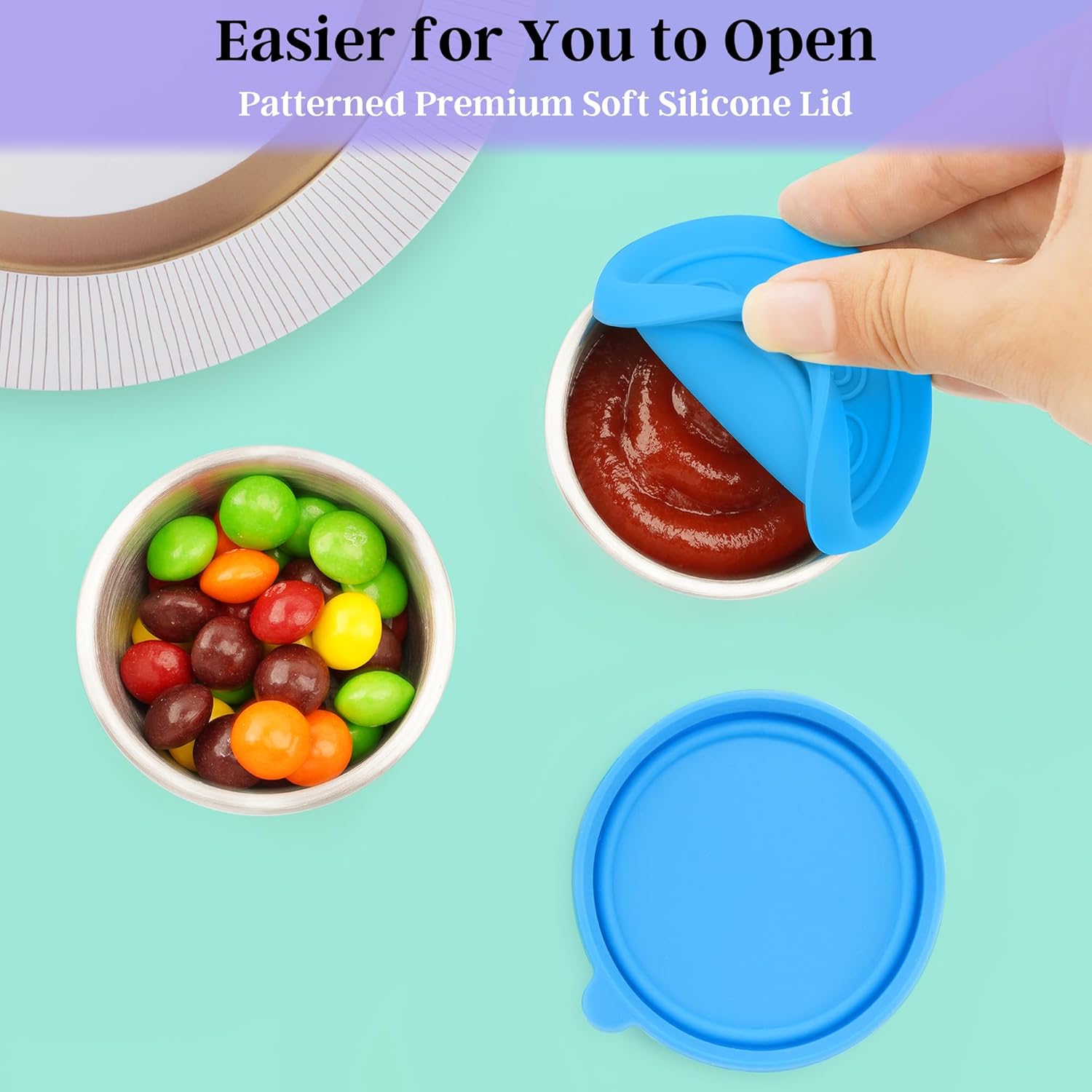 Leakproof Stainless Steel Salad Dressing Container - Image 9