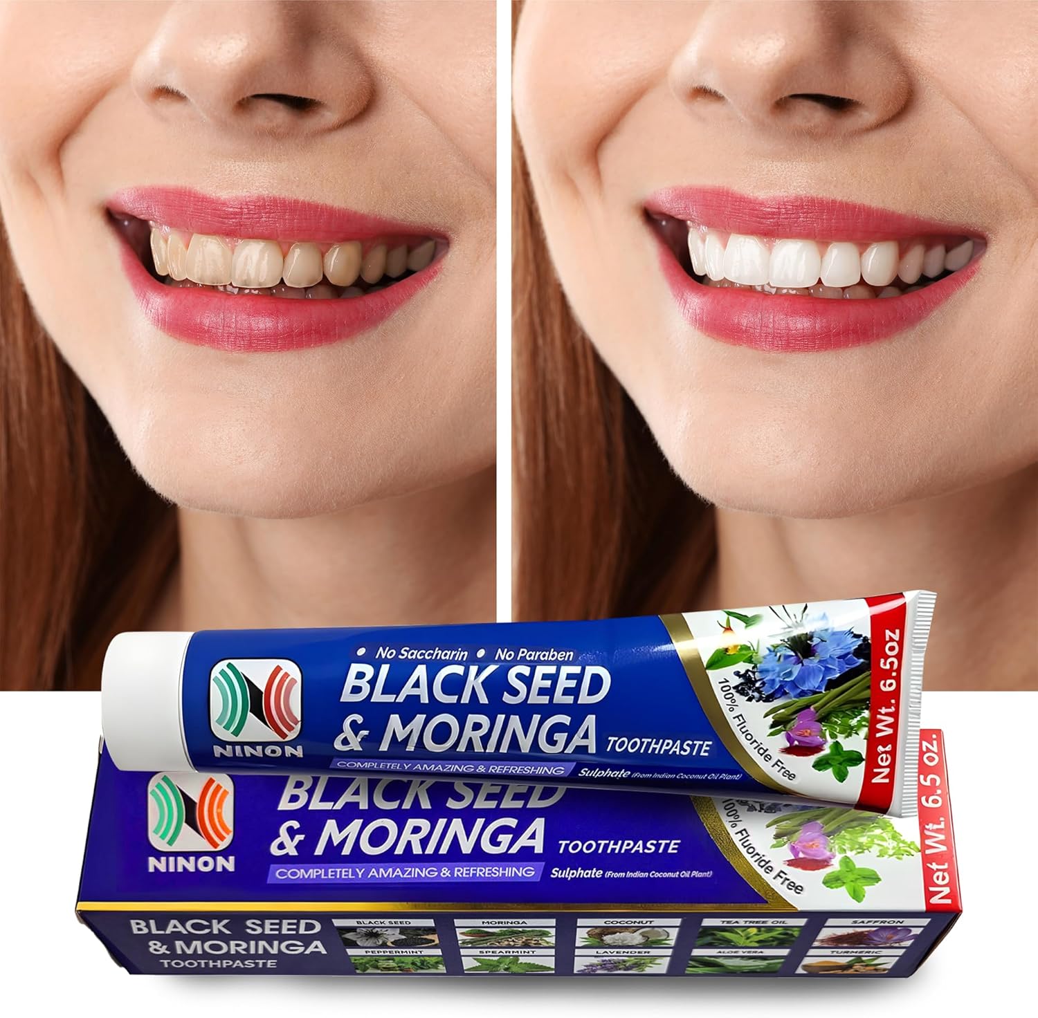 Natural Black Seed & Moringa Toothpaste for Deep Cleansing - Image 5