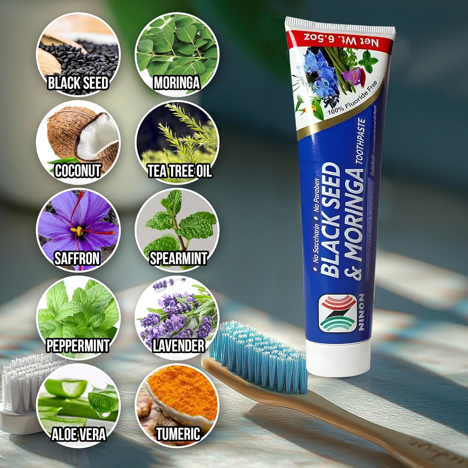 Natural Black Seed & Moringa Toothpaste for Deep Cleansing - Image 9