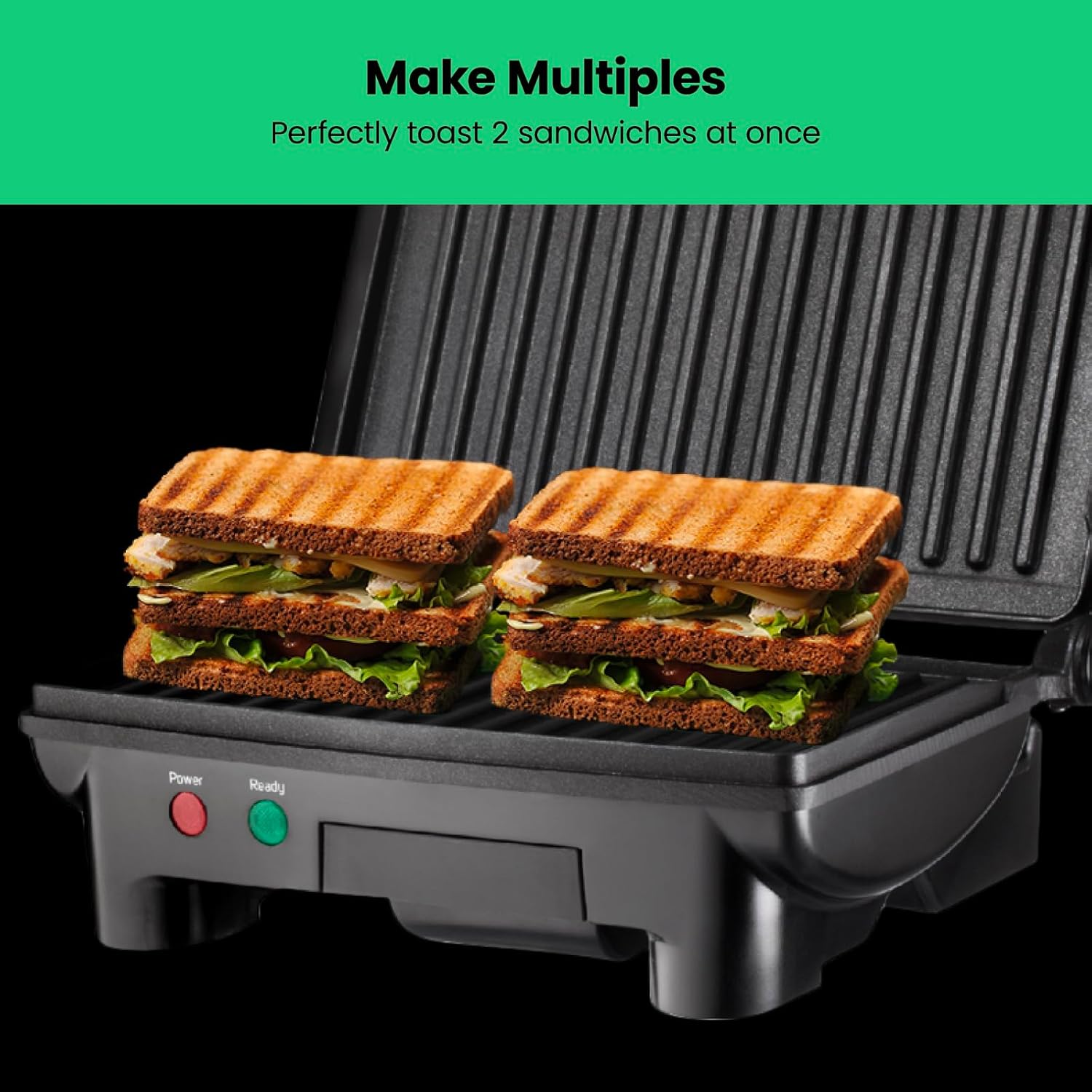 Chefman Electric Panini Press Grill and Sandwich Maker - Image 6
