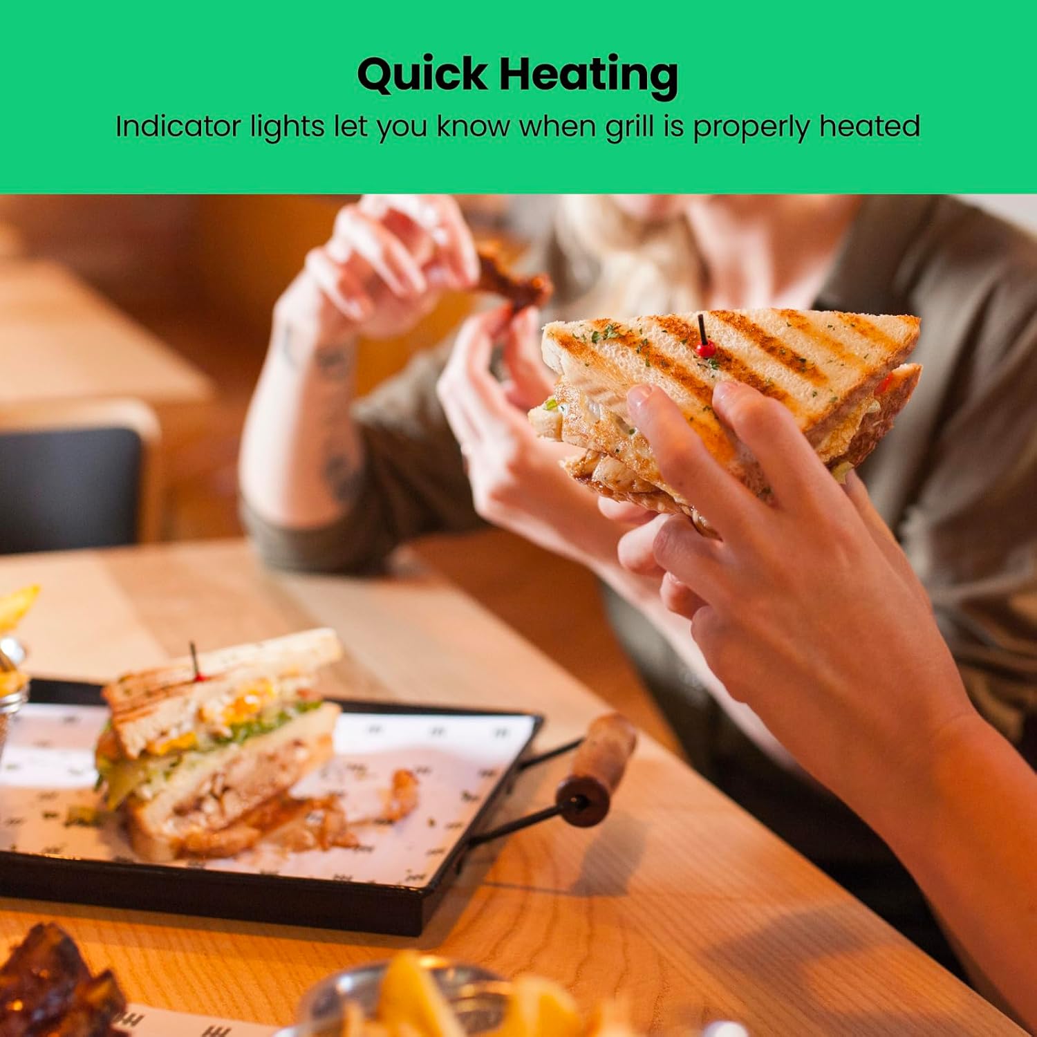 Chefman Electric Panini Press Grill and Sandwich Maker - Image 8