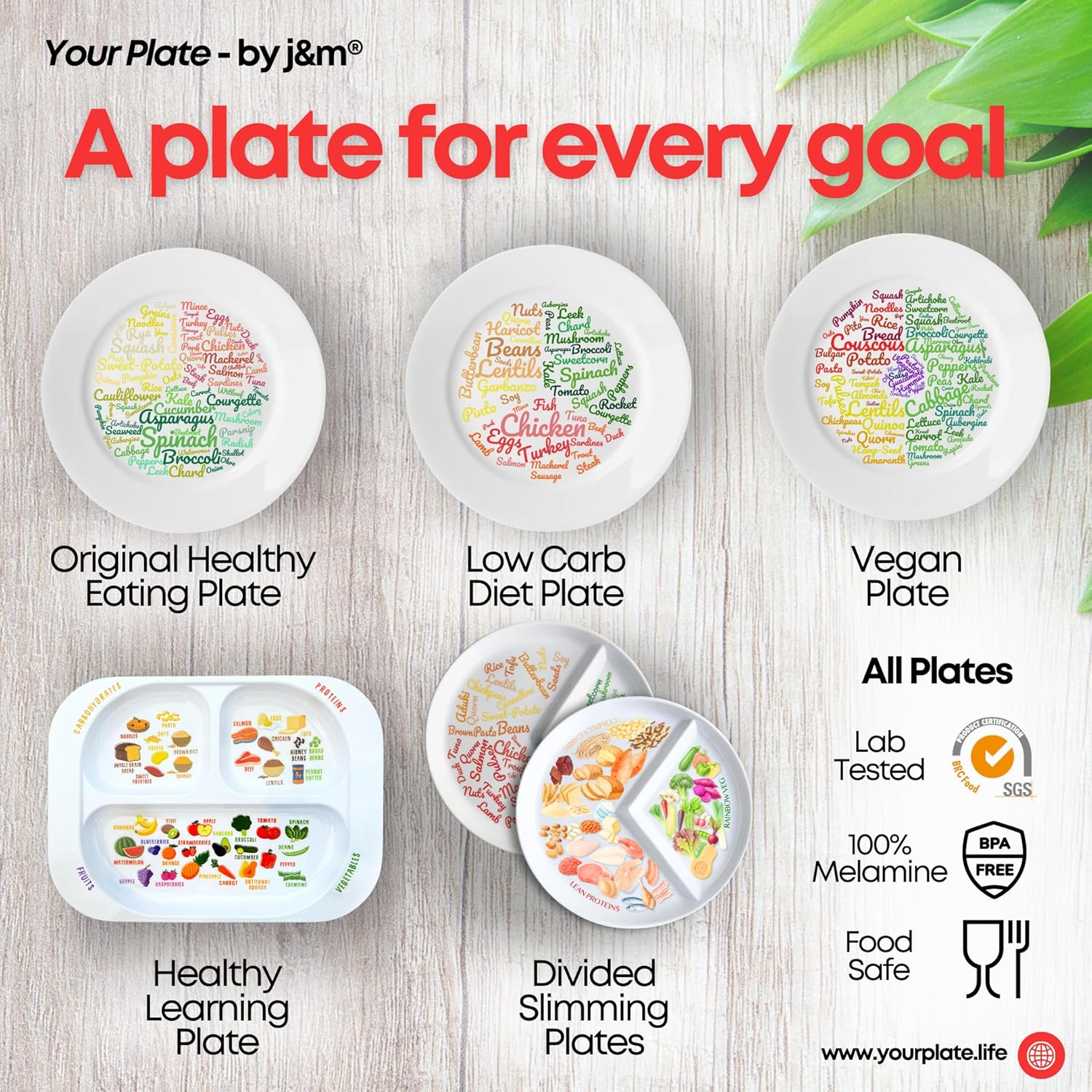 J&M Divided Portion Plate for Kids & Fussy Eaters - Image 9