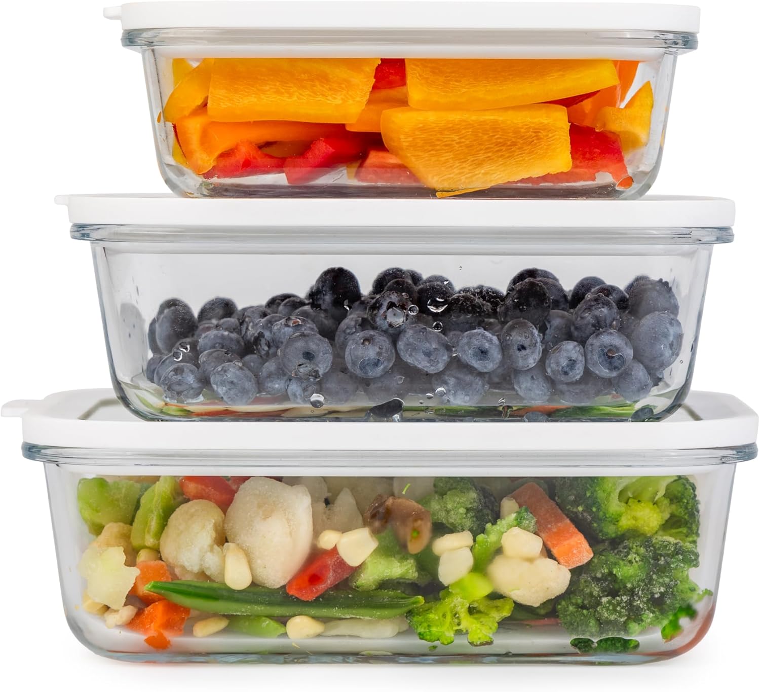 Sio Glass Storage Containers with Glass Lids - Image 3