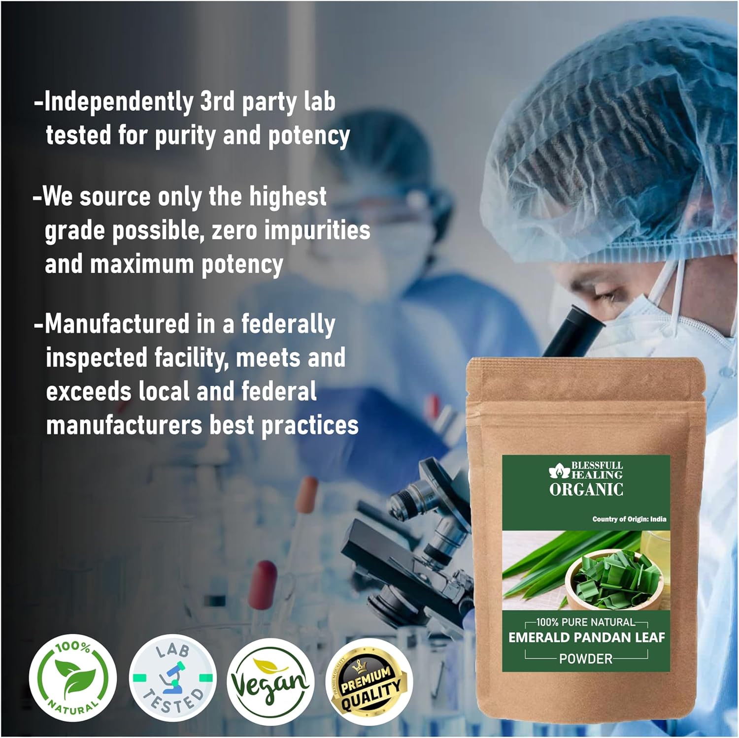 Organic Pandan Leaf Powder - Image 4