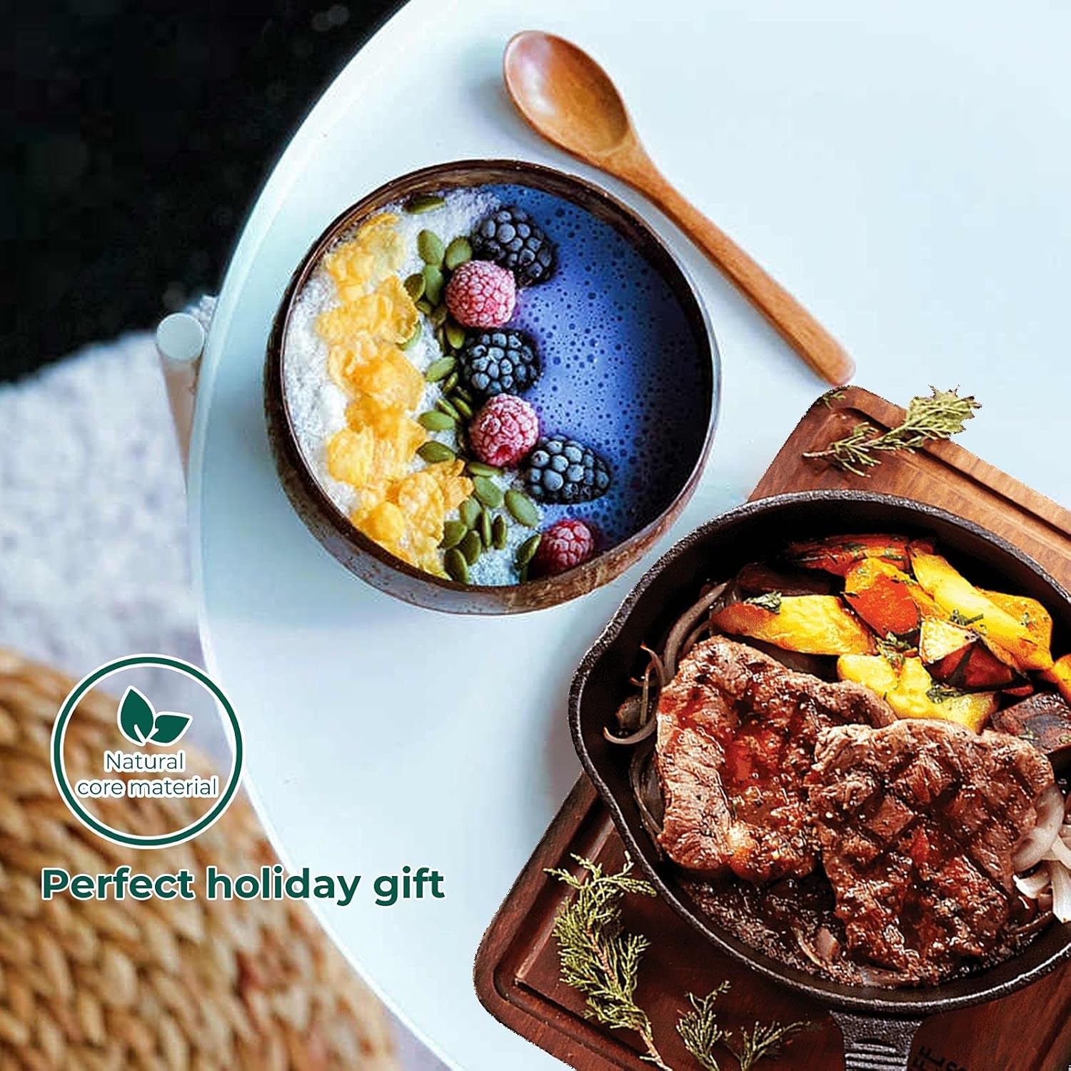 Eco-Friendly Coconut Bowls Set - Image 8