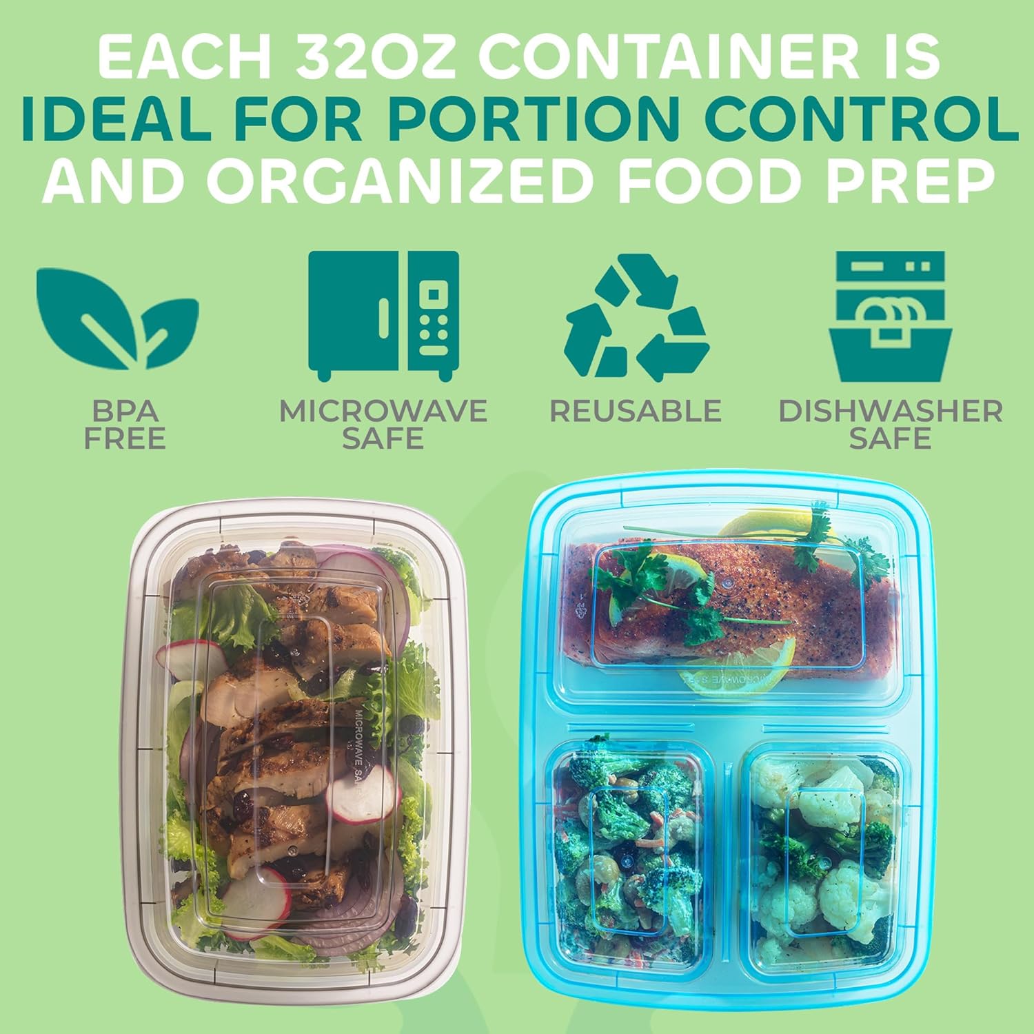 24 Pack Food Storage Containers With Lids - Image 5