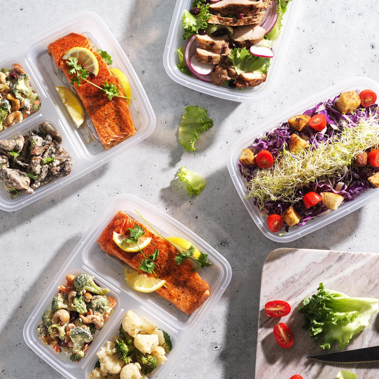 24 Pack Food Storage Containers With Lids - Image 6