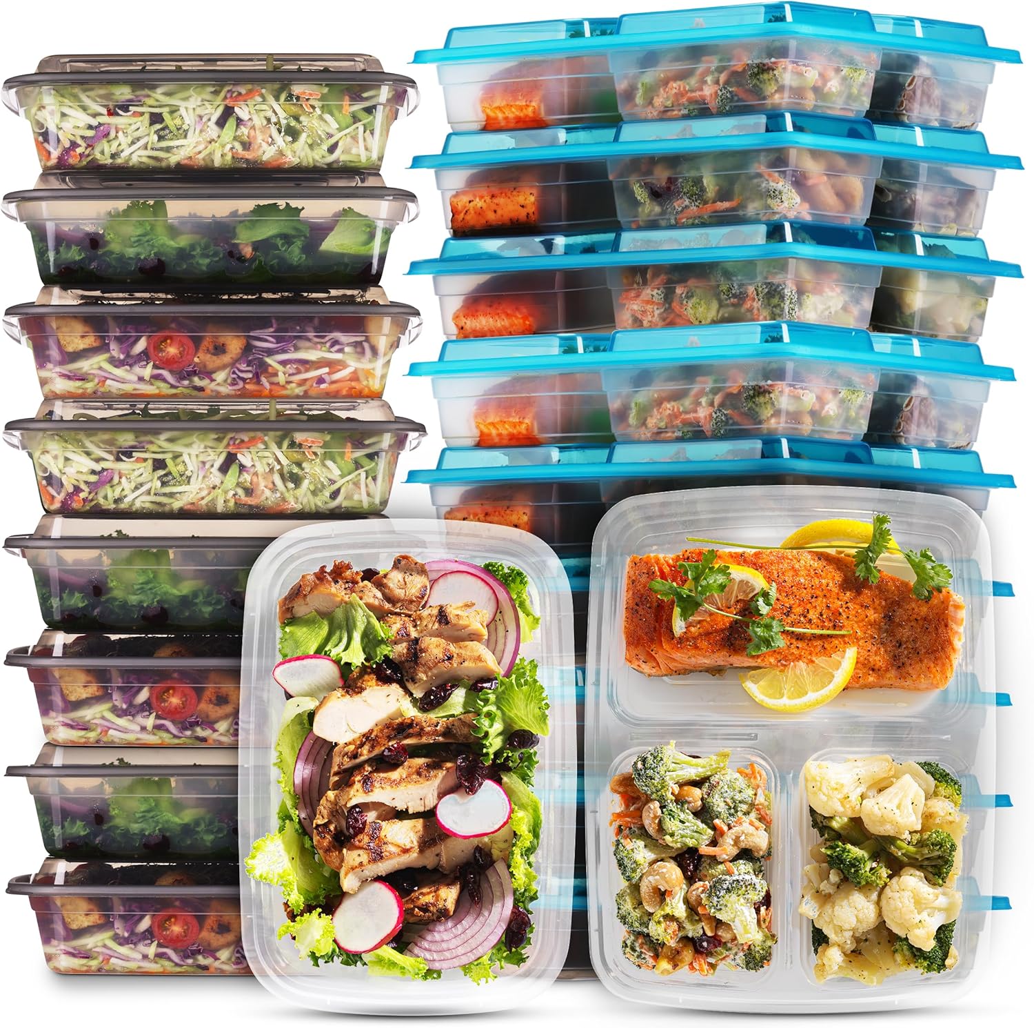 24 Pack Food Storage Containers With Lids - Image 10