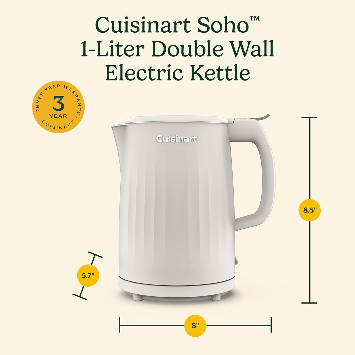 Cuisinart Soho Double Wall Electric Hot Water Kettle - Image 9
