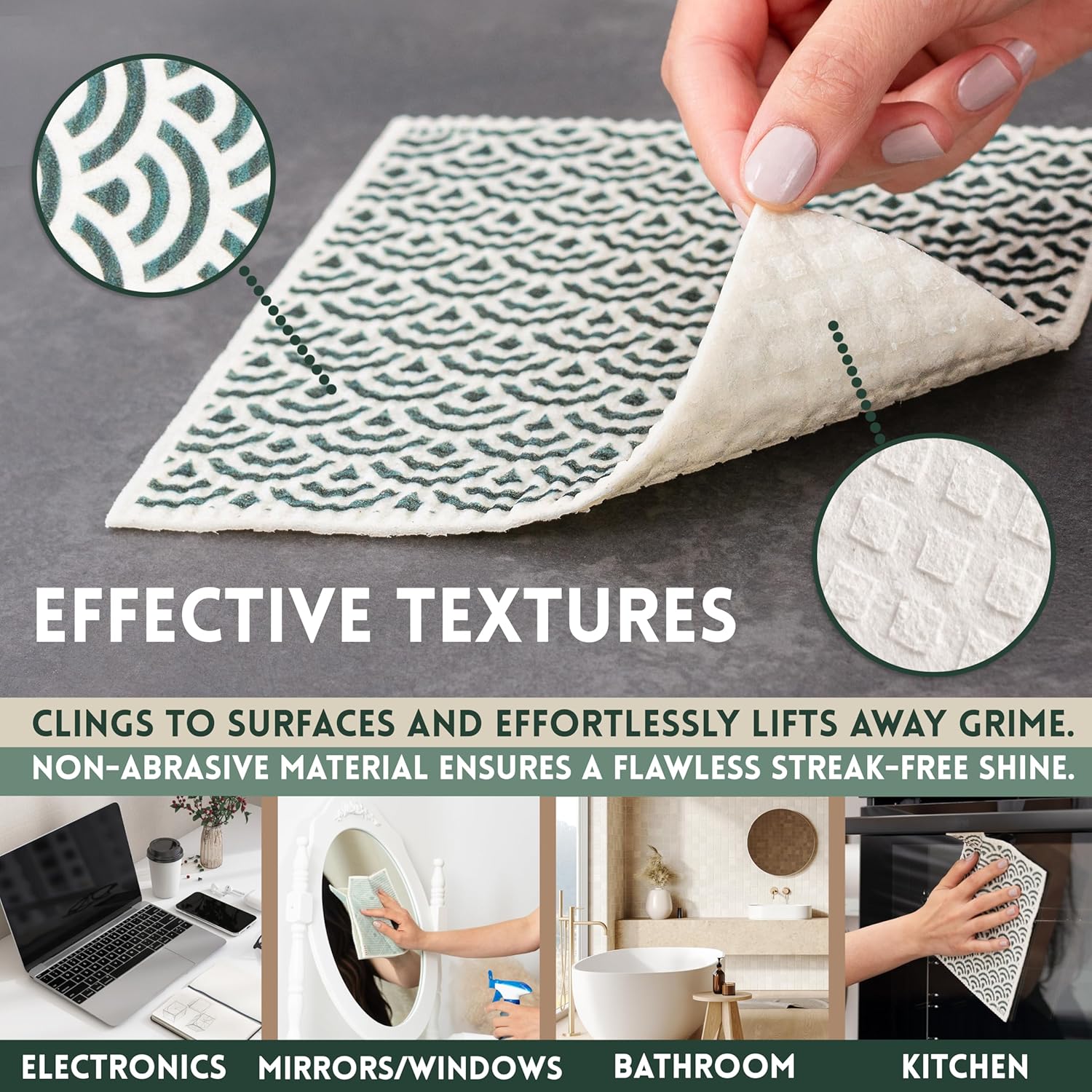 DECEE Reusable Paper Towels 5-Pack - Image 4