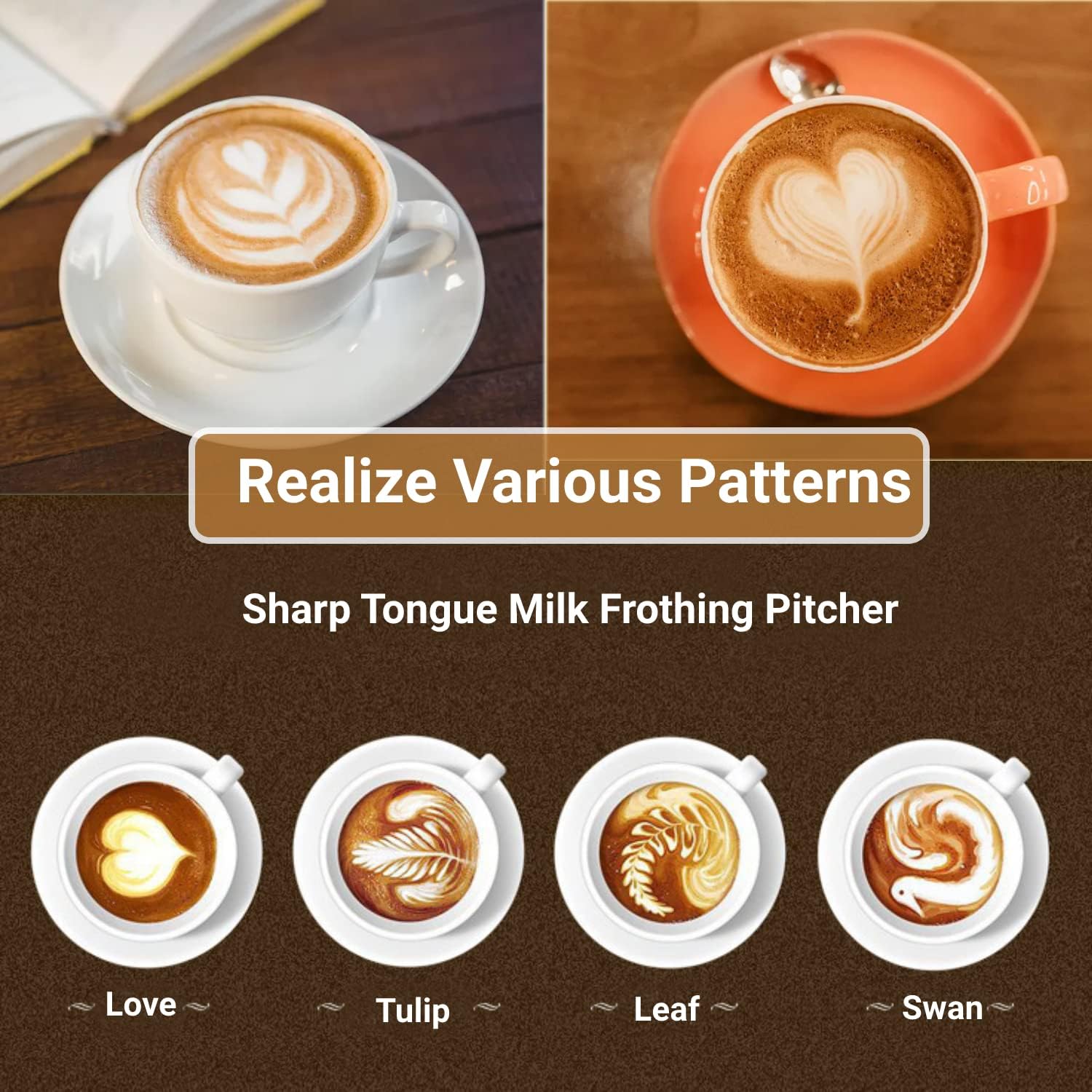 Stainless Steel Milk Frothing Pitcher - Image 7