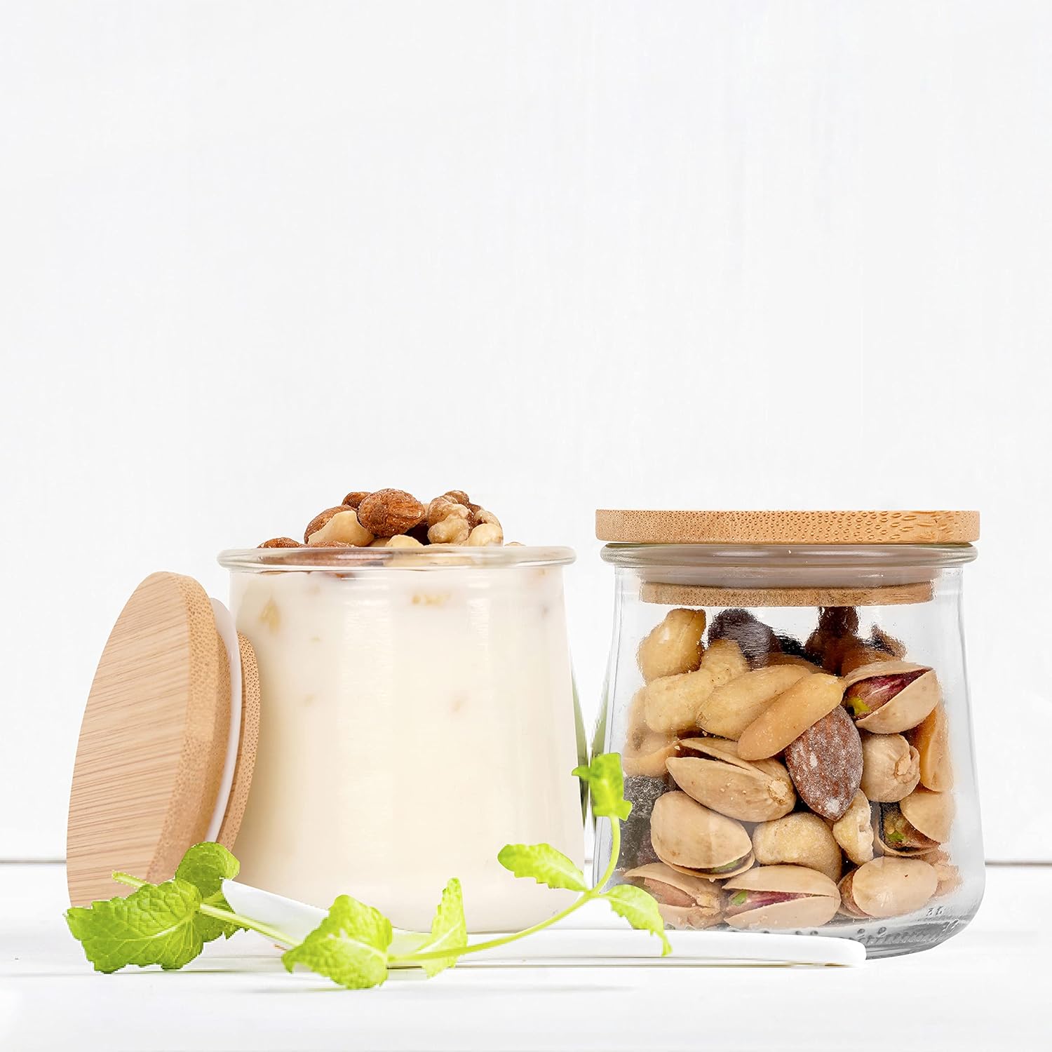 Oui Yogurt Jar Lids with Silicone Sealing Rings 4 Pack - Image 8