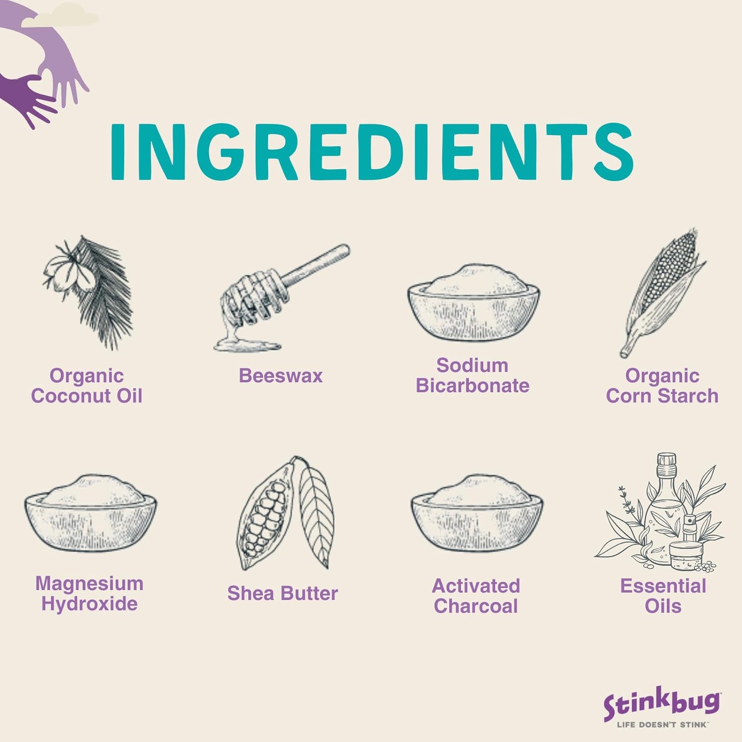 Stinkbug Naturals Organic Aluminum Free Deodorant Stick - Image 4