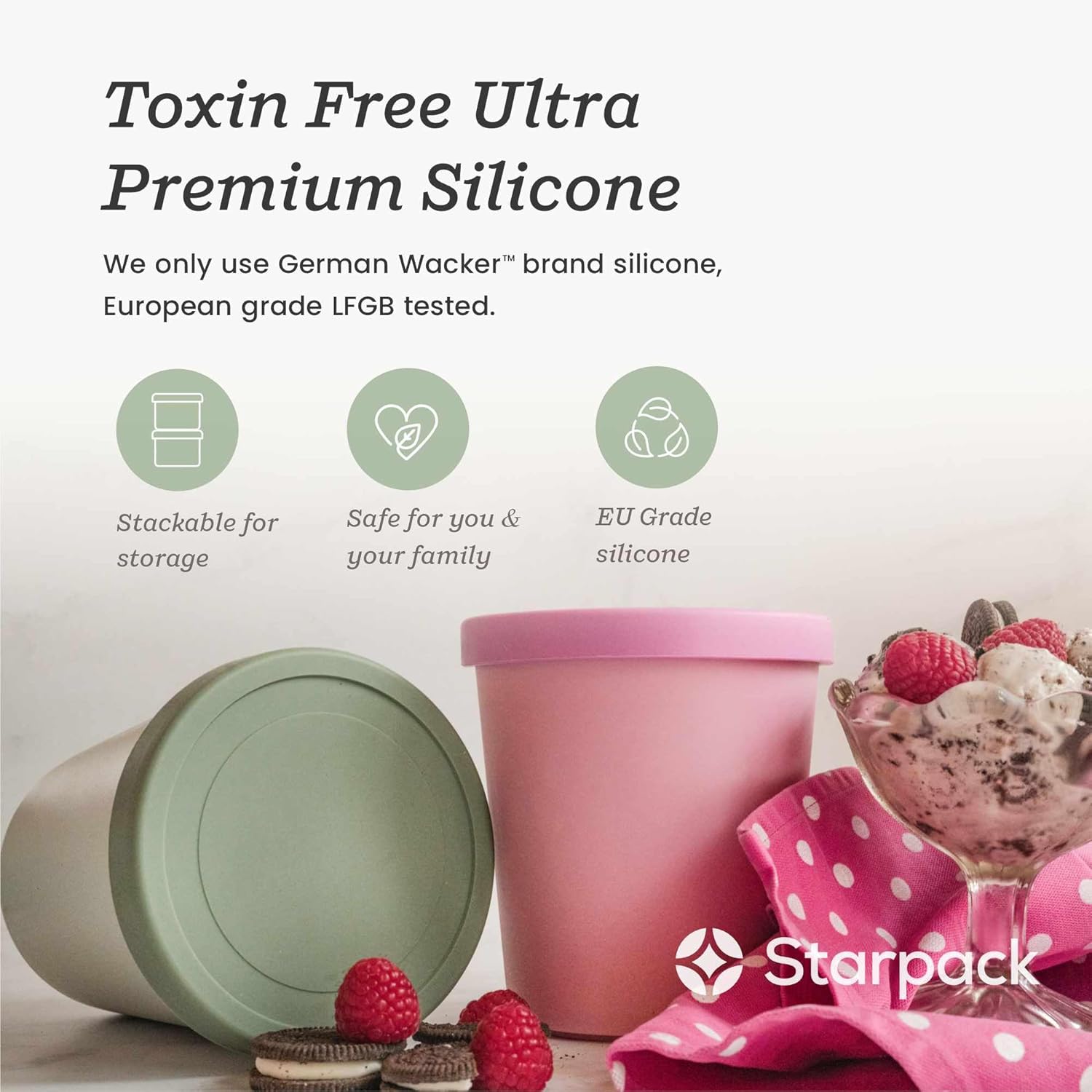 Starpack 'Freeze the Day' Reusable Ice Cream Containers - Image 5