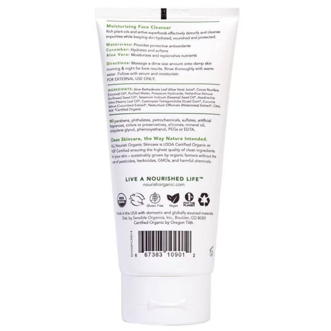 Nourish Organic Moisturizing Face Cleanser - Image 3