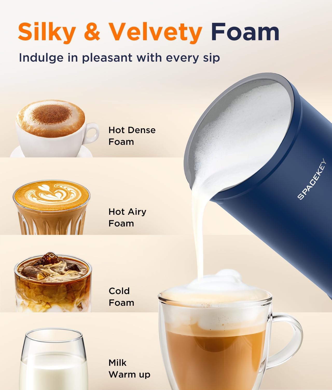 Electric Milk Frother and Steamer for Coffee - Image 5