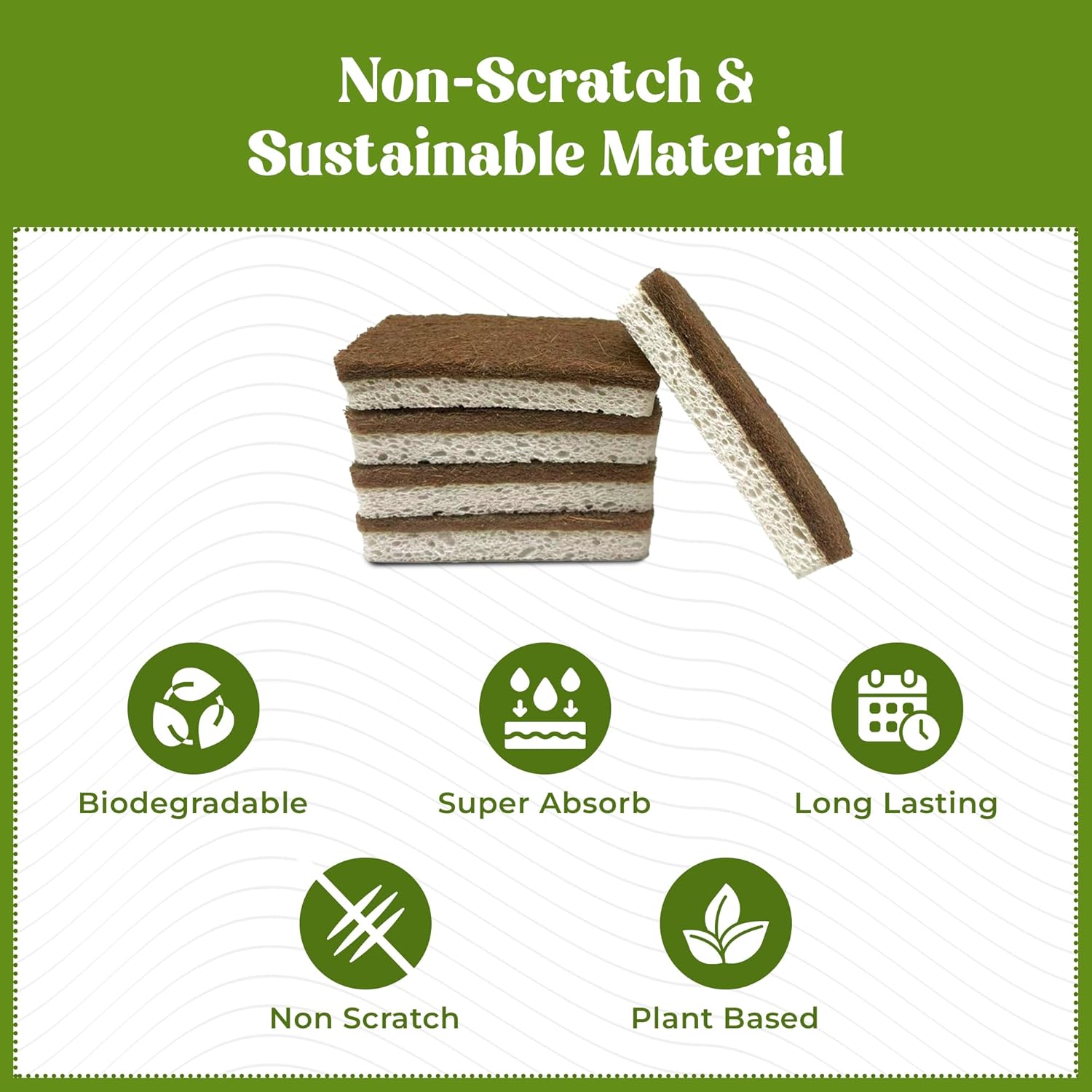 Eco Friendly Biodegradable Kitchen Sponges - Image 7